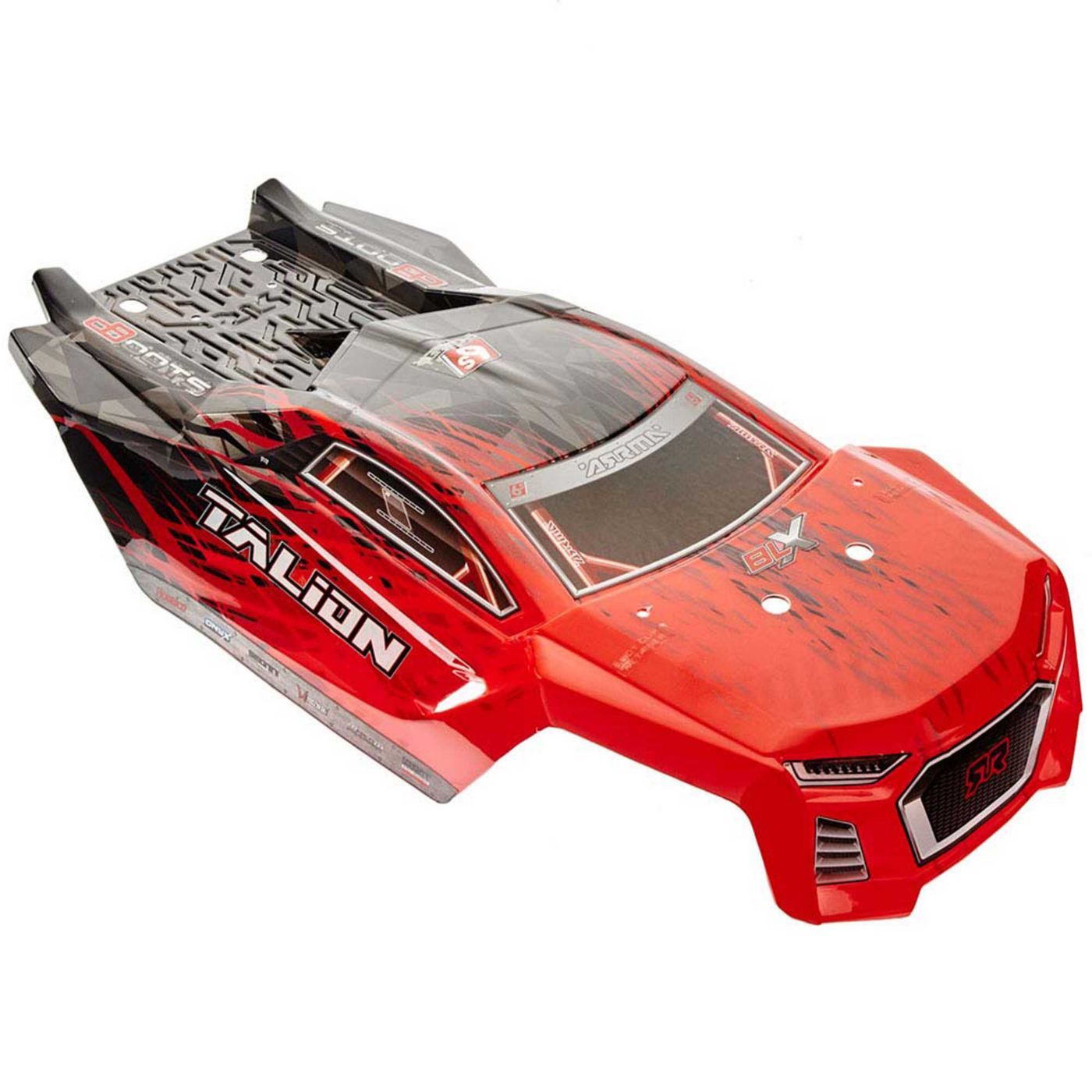Arrma Body Red/Black Pntd W/Decal Talion 6S BLX (Z-AR406135)