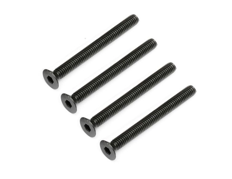 Arrma Flt Head Hex Machine Screw 4x40mm 4x4 (4) (Z-AR722440)