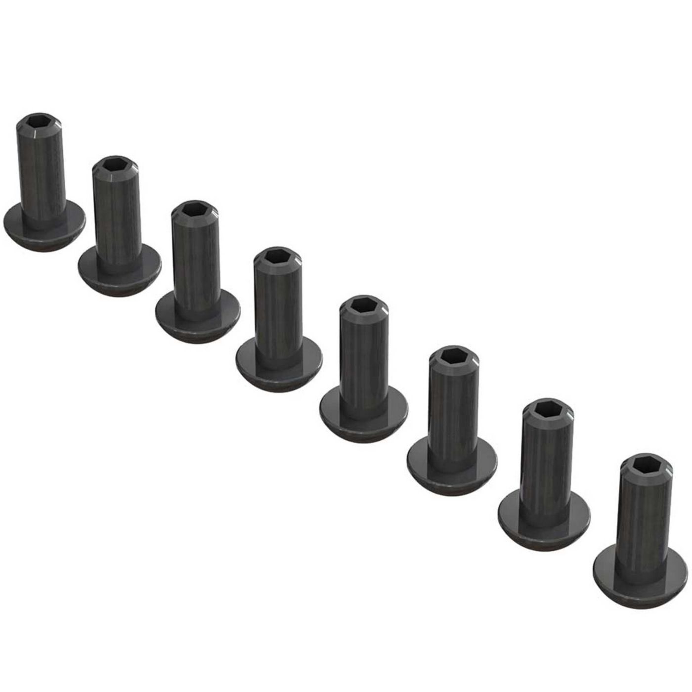 Arrma Double Socket Buttn Head Screw 4x10mm (8) (Z-AR727410)