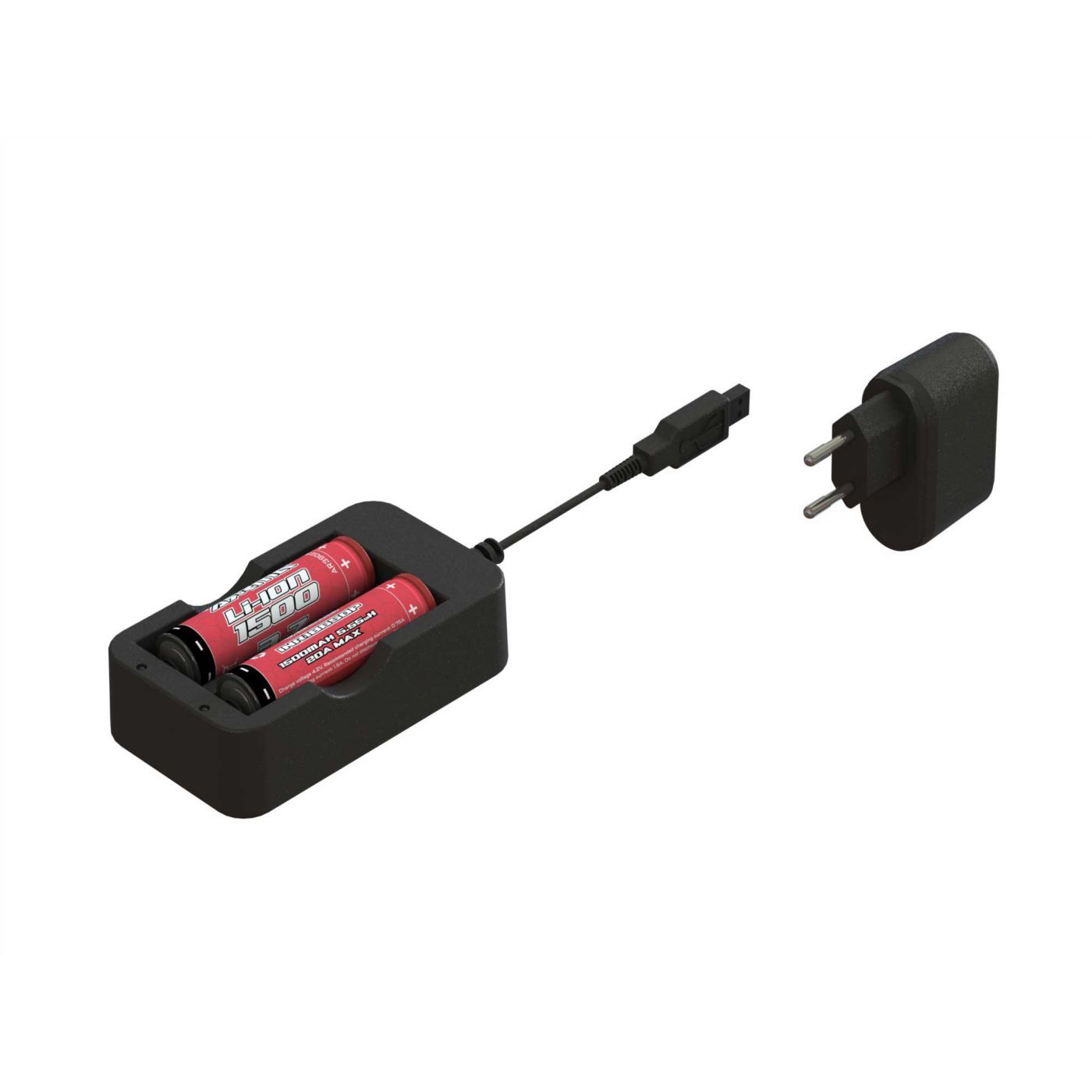 Arrma Li-Ion Battery &amp; ADC-L2 Li-Ion Charger Set EU (Z-AR91910)