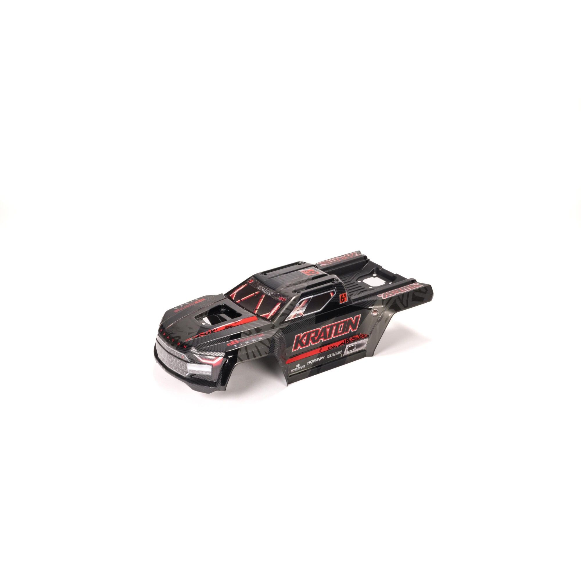 Arrma KRATON 6S EXB Painted Decaled Trimmed body (Black) (Z-ARA-1539)