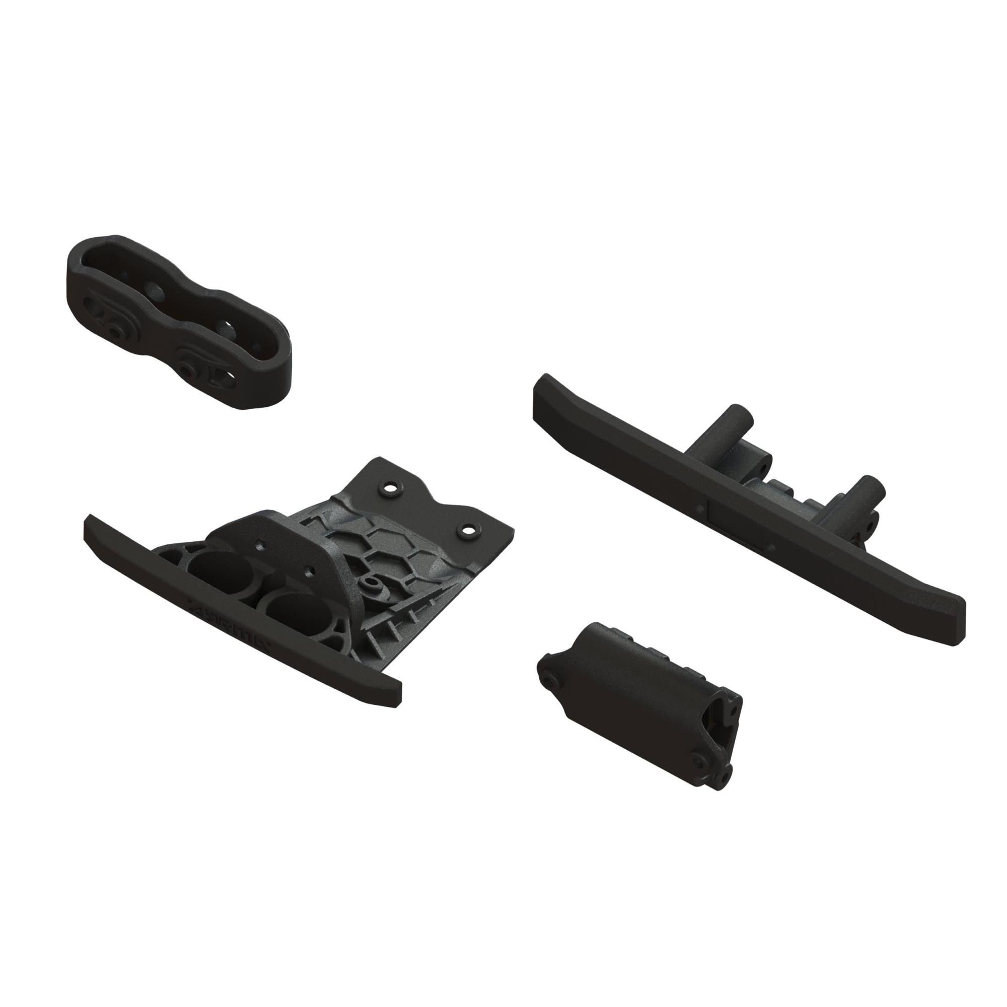Arrma Lower Skid And Bumper Set: Black (Z-ARA-1547)