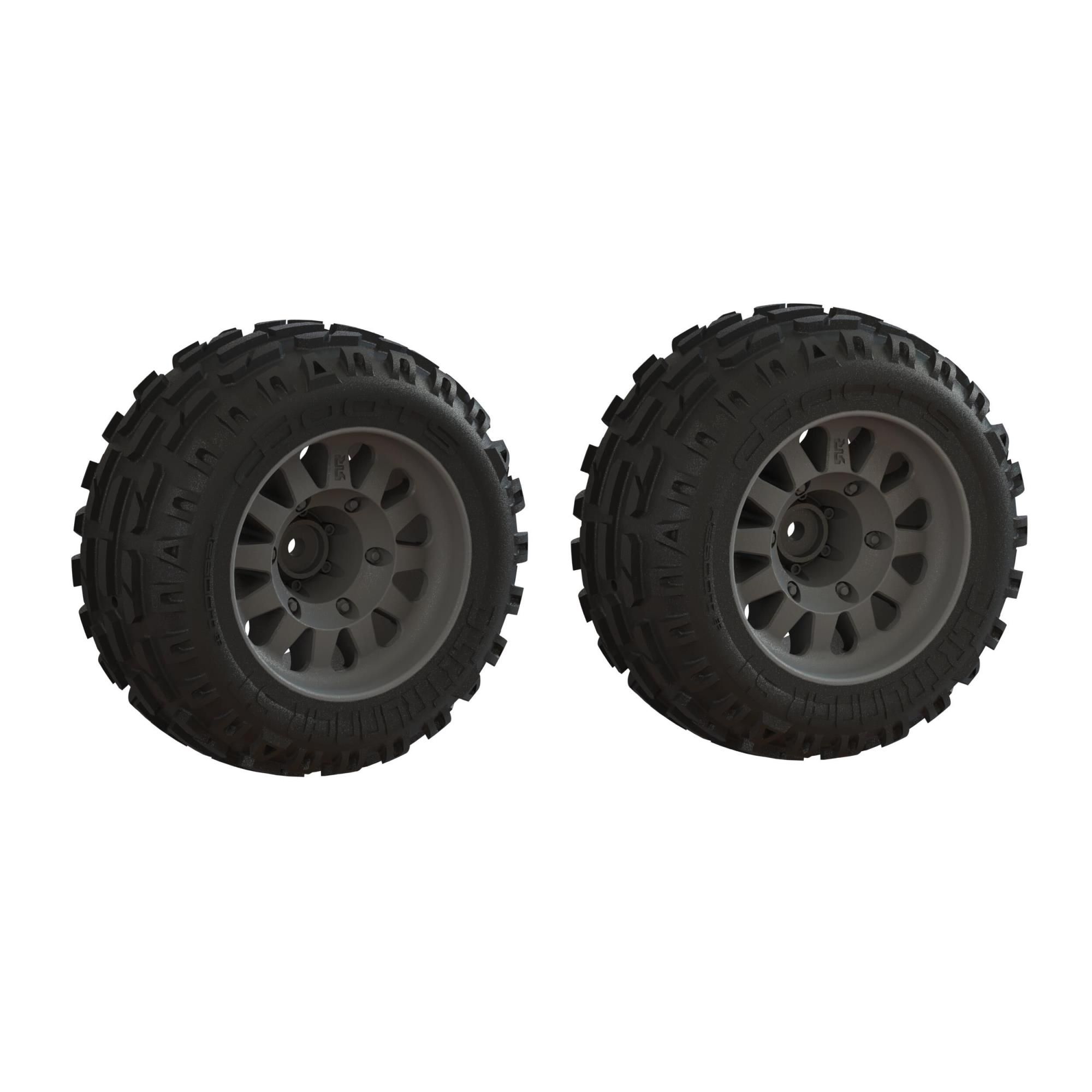 Arrma dBoots &#039;Dirtrunner ST&#039; Tire Set Glued (2) (Z-ARA-1552)