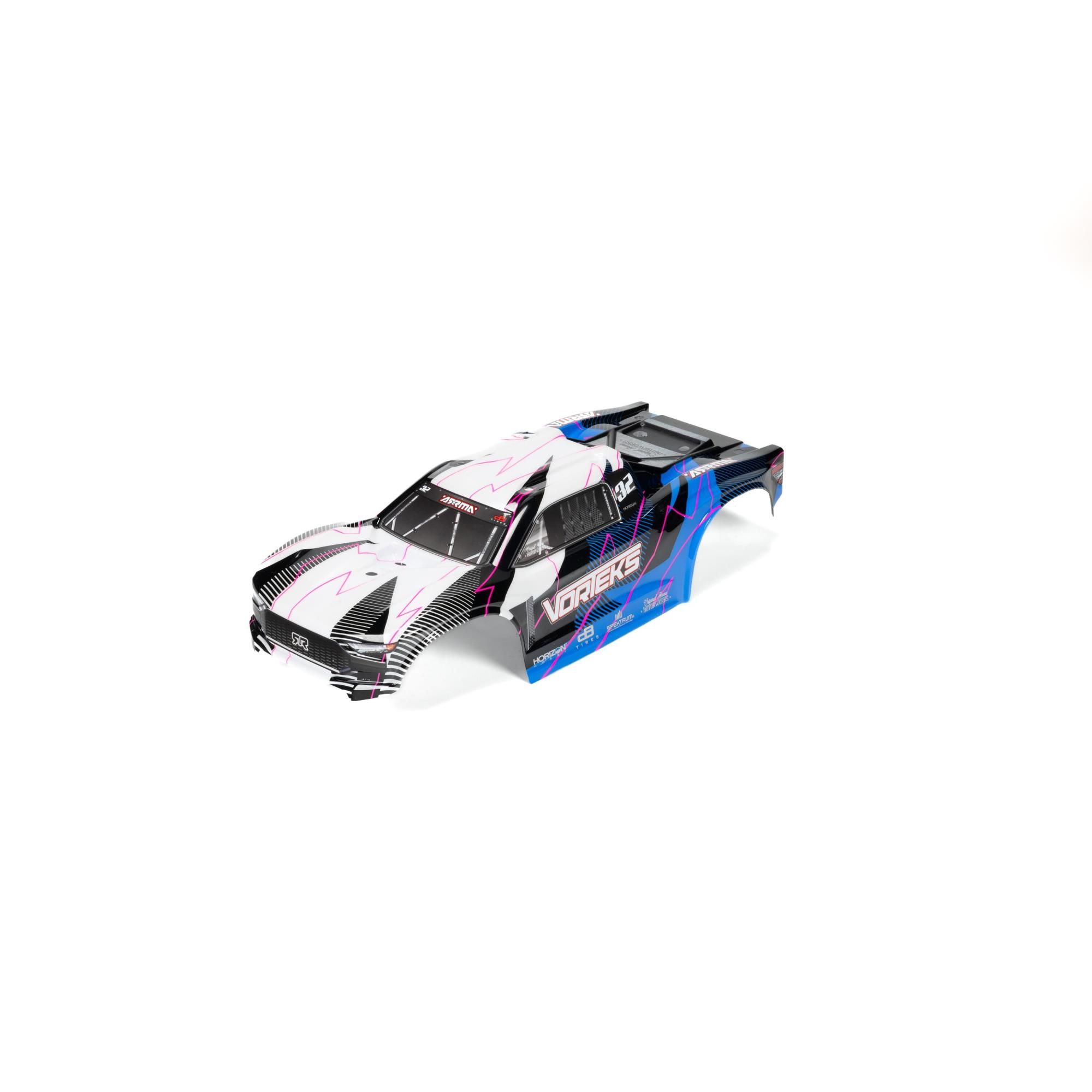 Arrma 1/10 Clipless Painted Trimmed Body Set with Decals, Blue: VO (Z-ARA-1557)