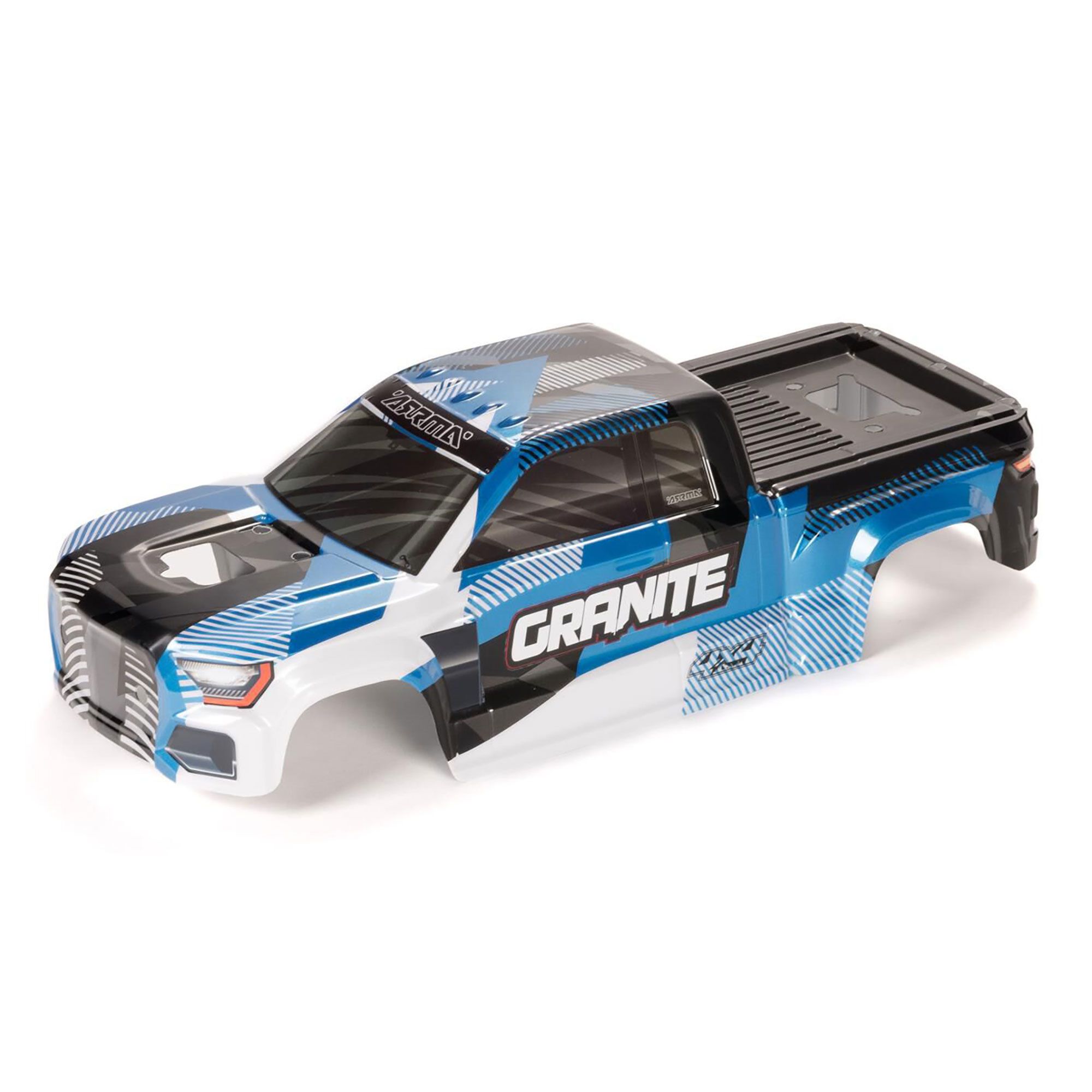 Arrma GRANITE Clipless Painted Decaled Trimmed Body, Blue (Z-ARA-1621)