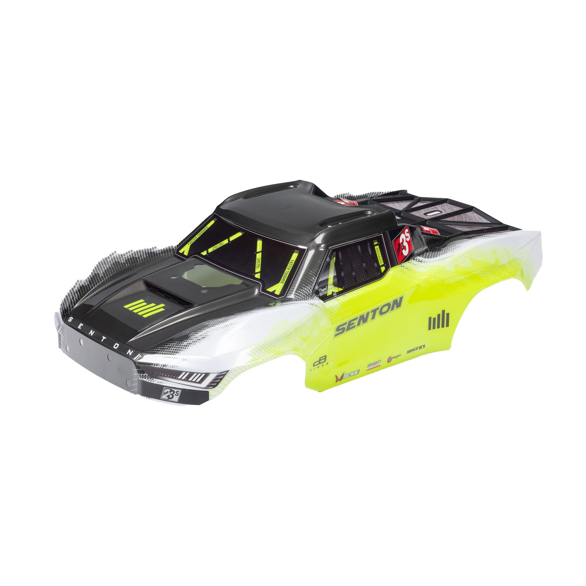 Arrma SENTON Clipless Painted Decaled Trimmed Body, Yellow (Z-ARA-1625)