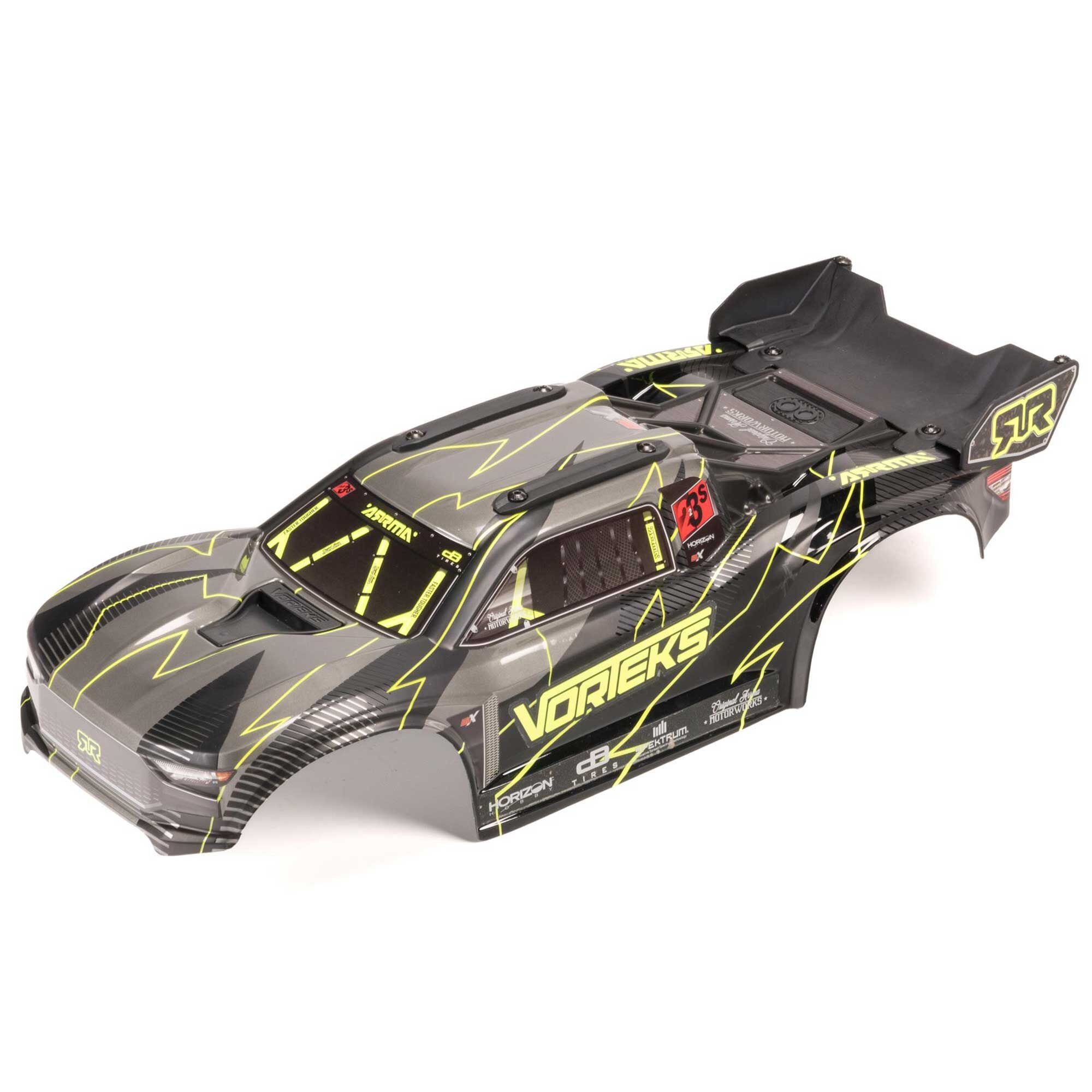 Arrma 1/10 Painted Decaled Trimmed Body Set with Hidden Body Mount (Z-ARA-2578)