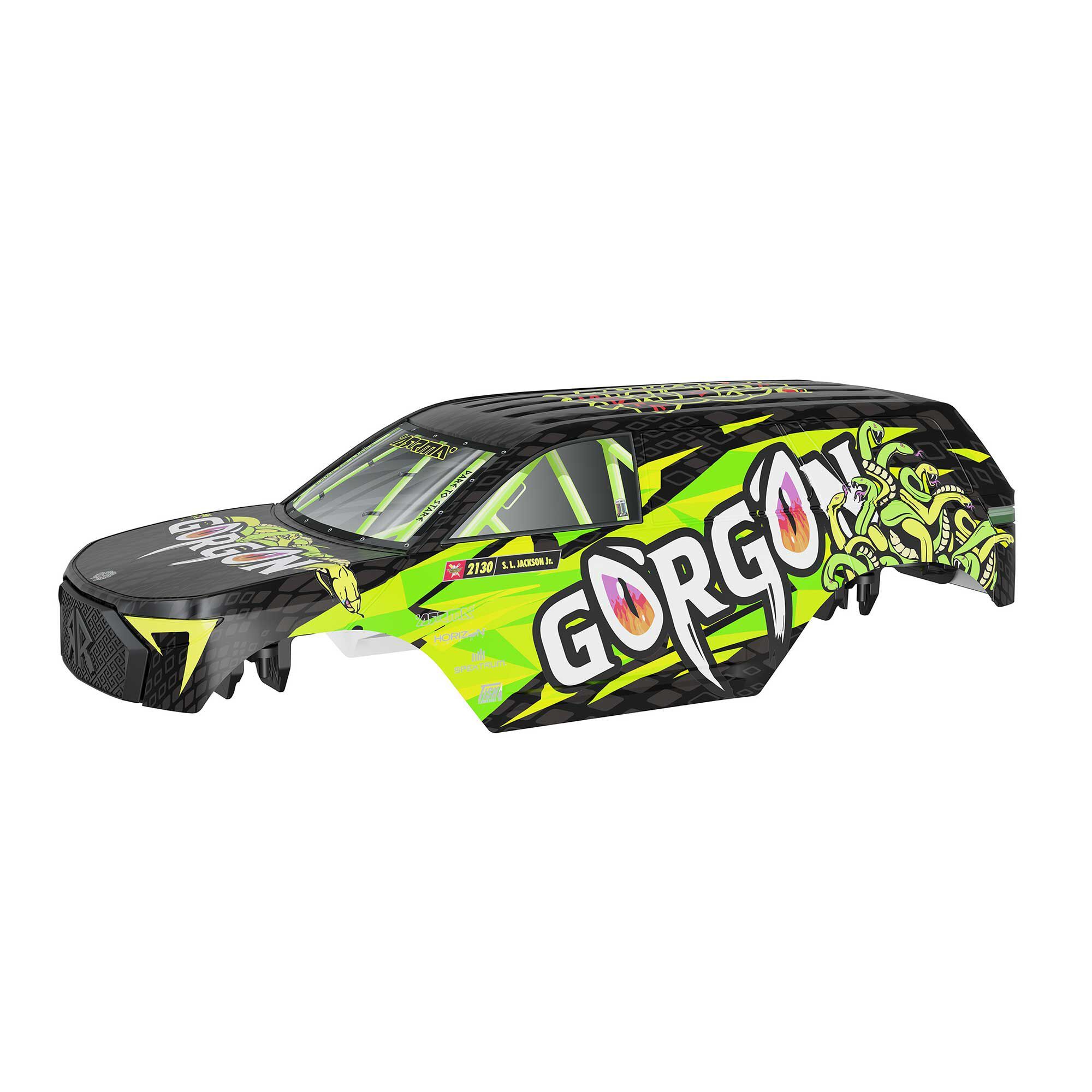 Arrma GORGON GROM Body, Yellow (Z-ARA-2601)