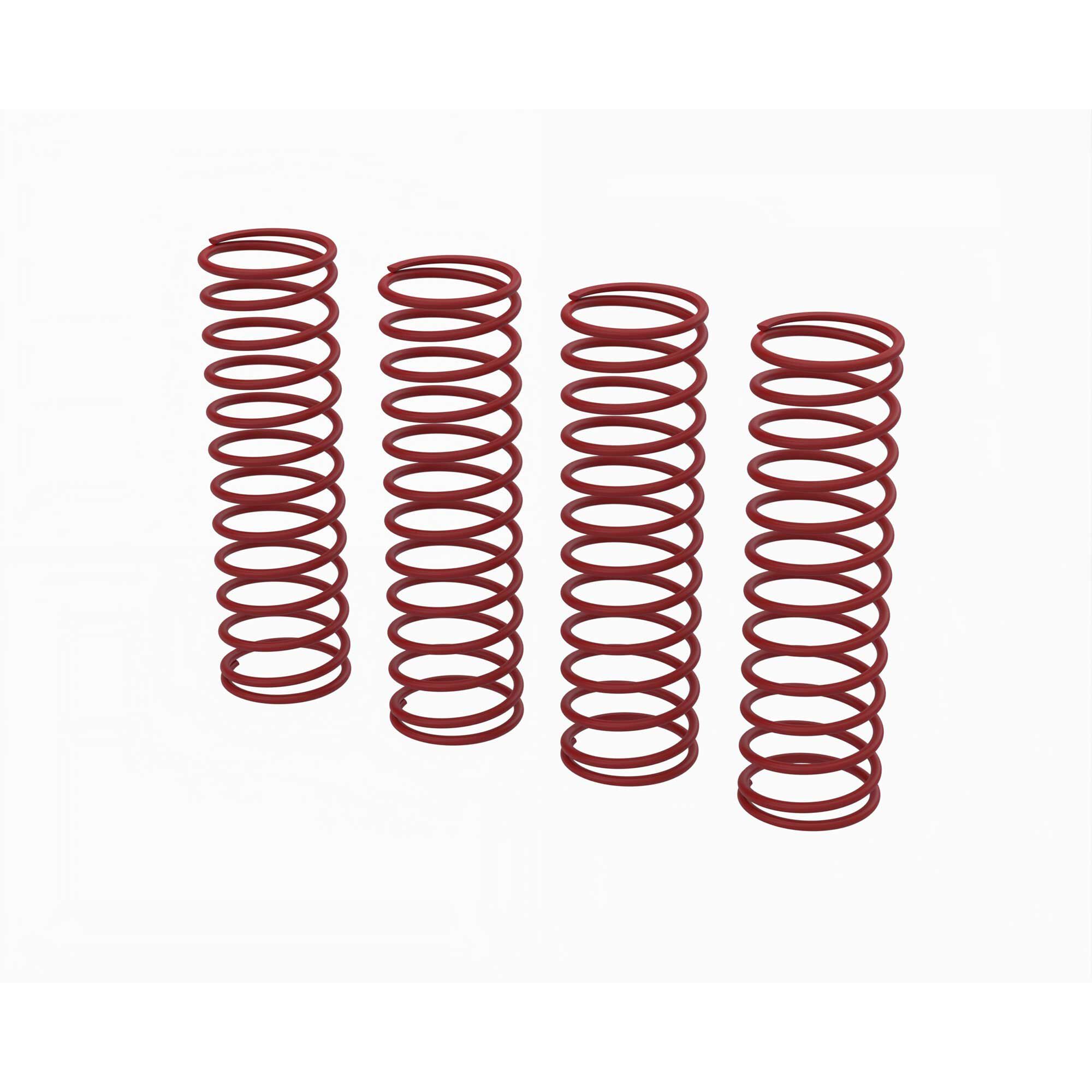 Arrma Shock Spring Set E, 0.50N/mm, Red (4): GROM (Z-ARA-2893)