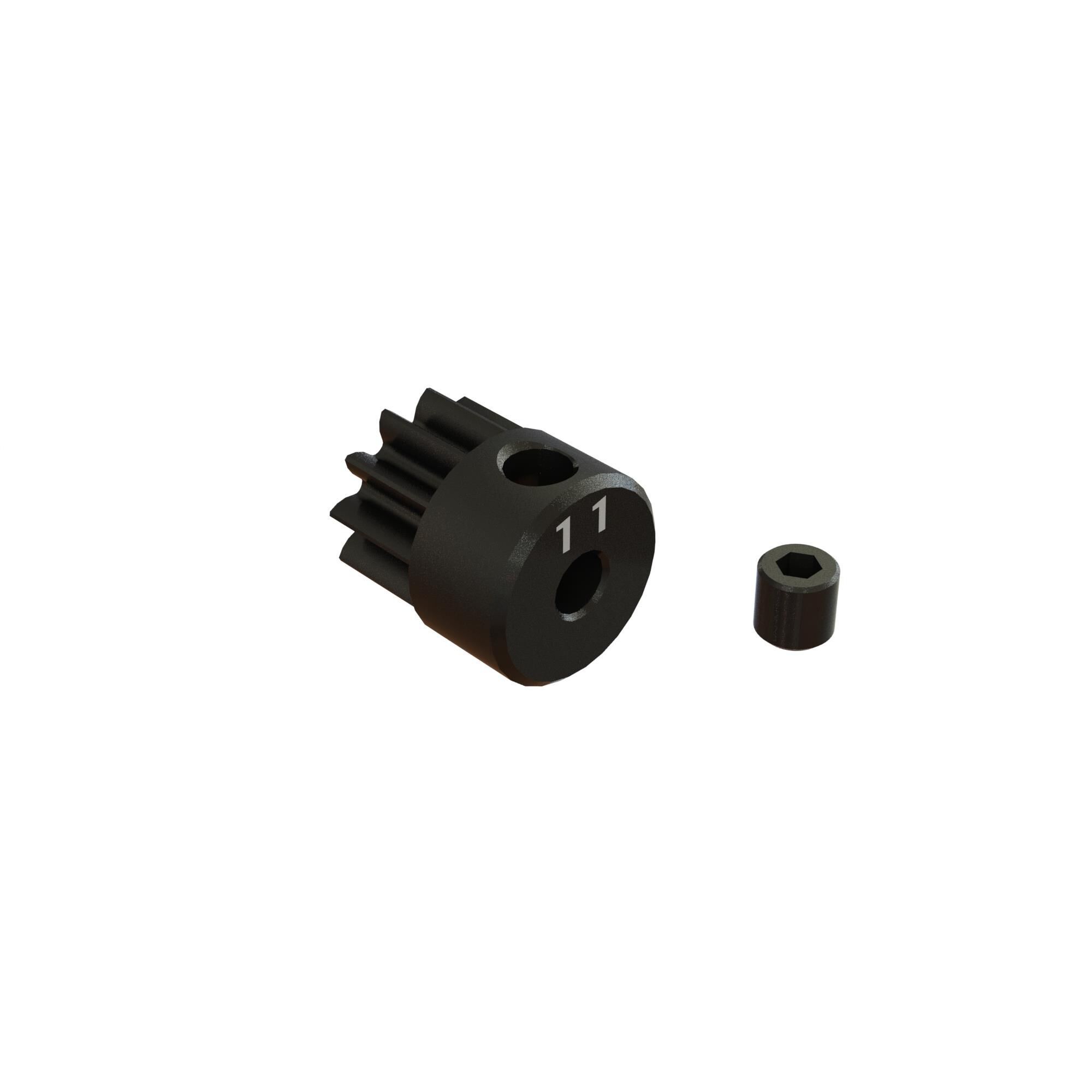 Arrma 11T 0.8Mod 1/8&quot; Bore CNC Steel Pinion Gear (Z-ARA311073)