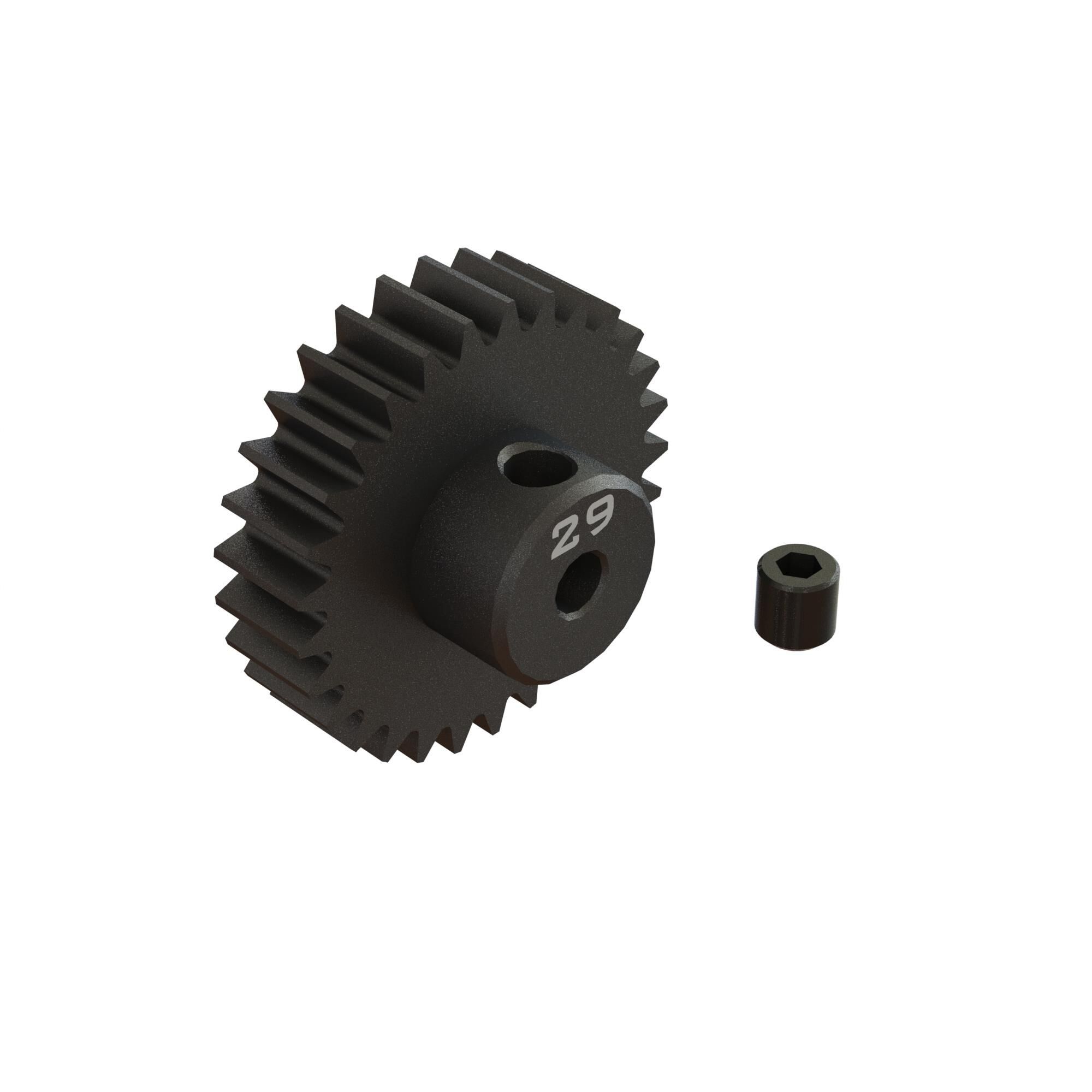 Arrma 29T 0.8Mod 1/8&quot; Bore CNC Steel Pinion Gear (Z-ARA311091)