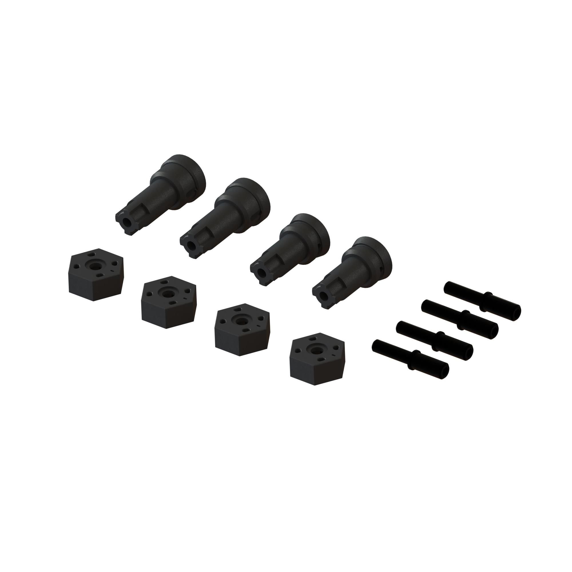Arrma Wheel Axle and Hub Set B: GROM (Z-ARA311229)