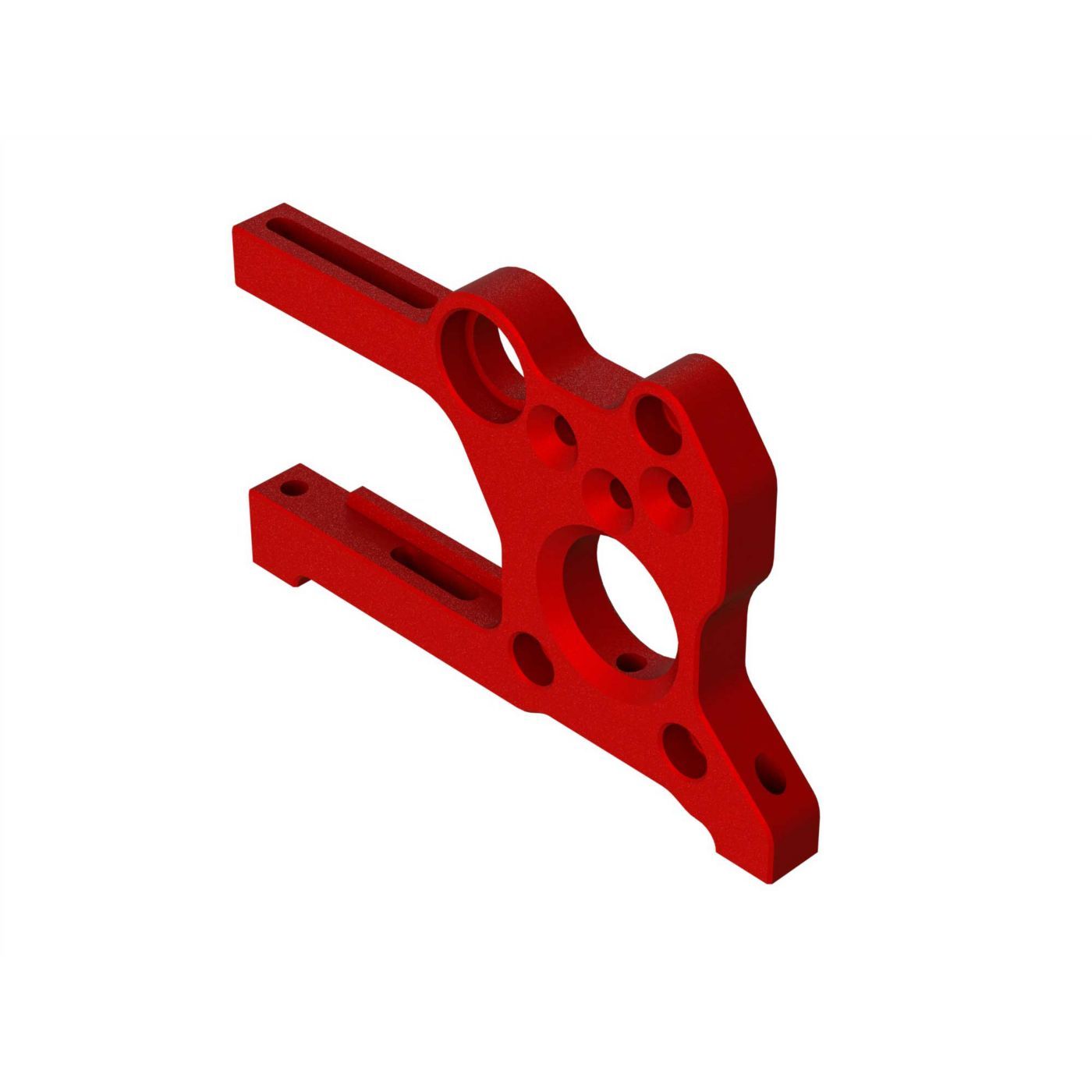 Arrma Aluminum Motor Mount (Red) (Z-ARA320482)