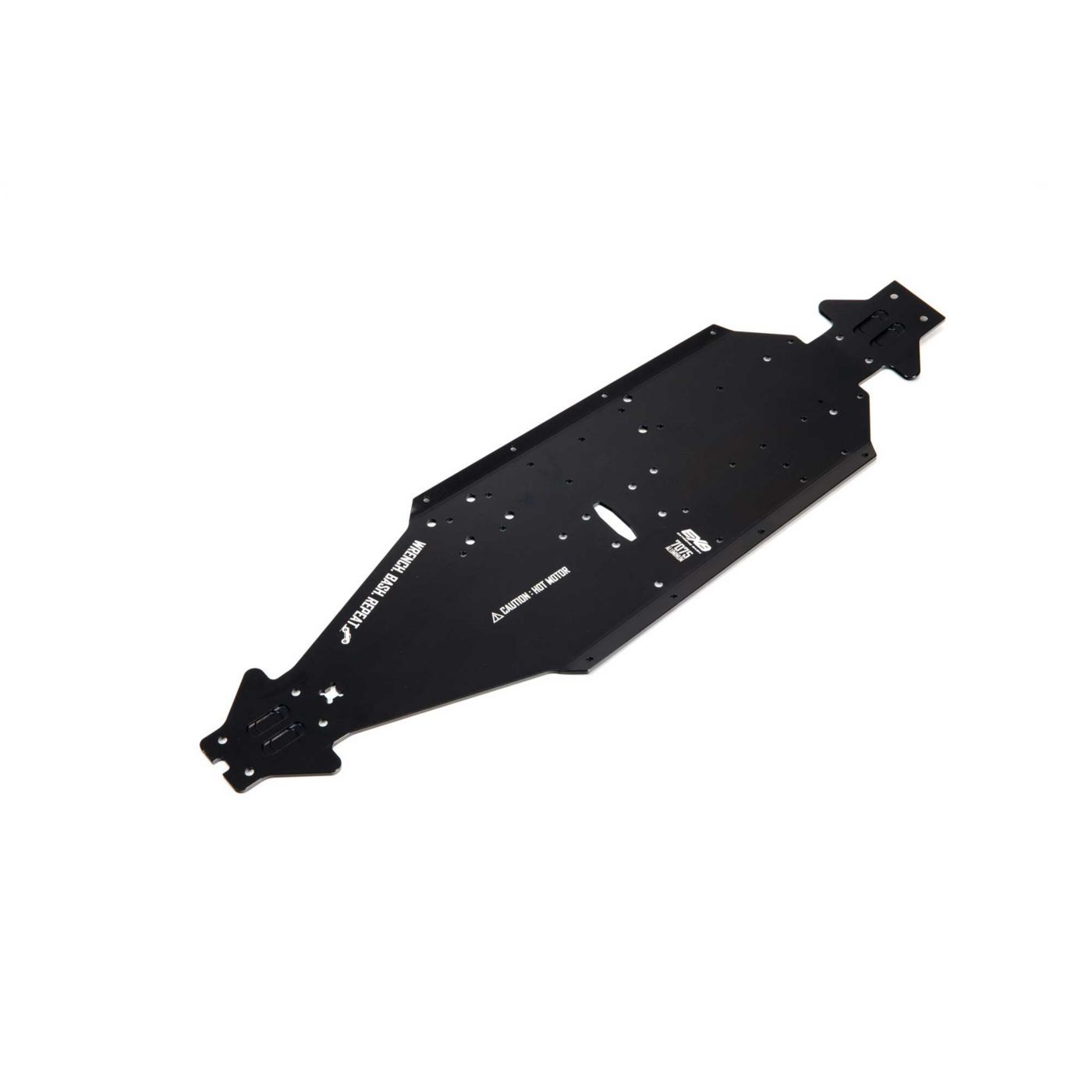 Arrma Aluminum Chassis CNC 7075 T6 LWB Black (Z-ARA320570)