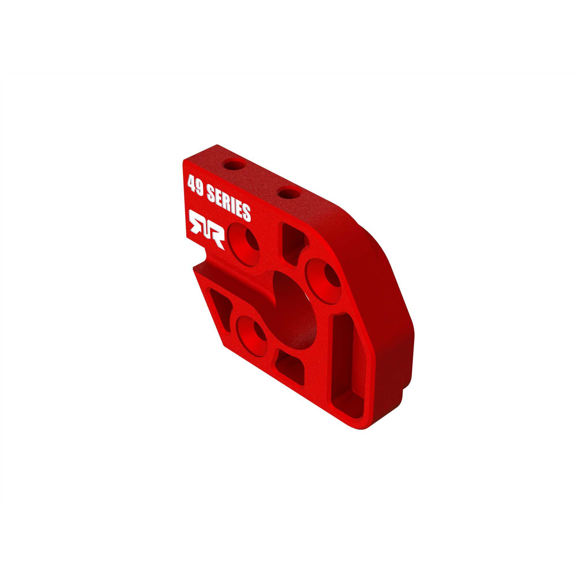 Arrma Aluminum Motor Plate 49 Series Red (Z-ARA320603)