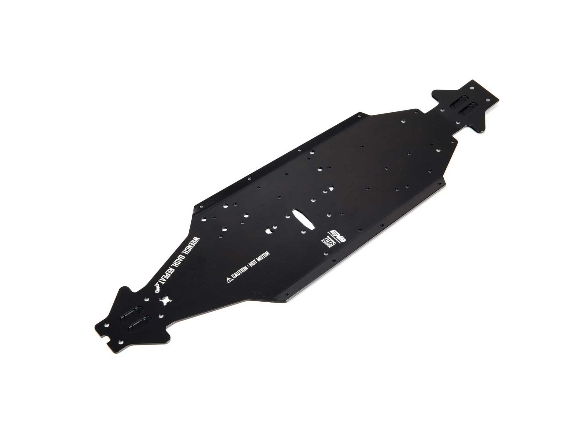Arrma Aluminum Chassis CNC 7075 T6 XLWB Black (Z-ARA320610)