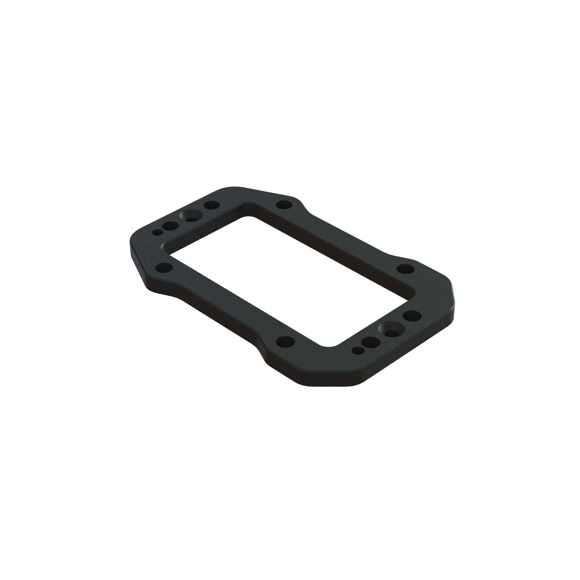 Arrma Aluminum Servo Mount Plate Black (Z-ARA320649)