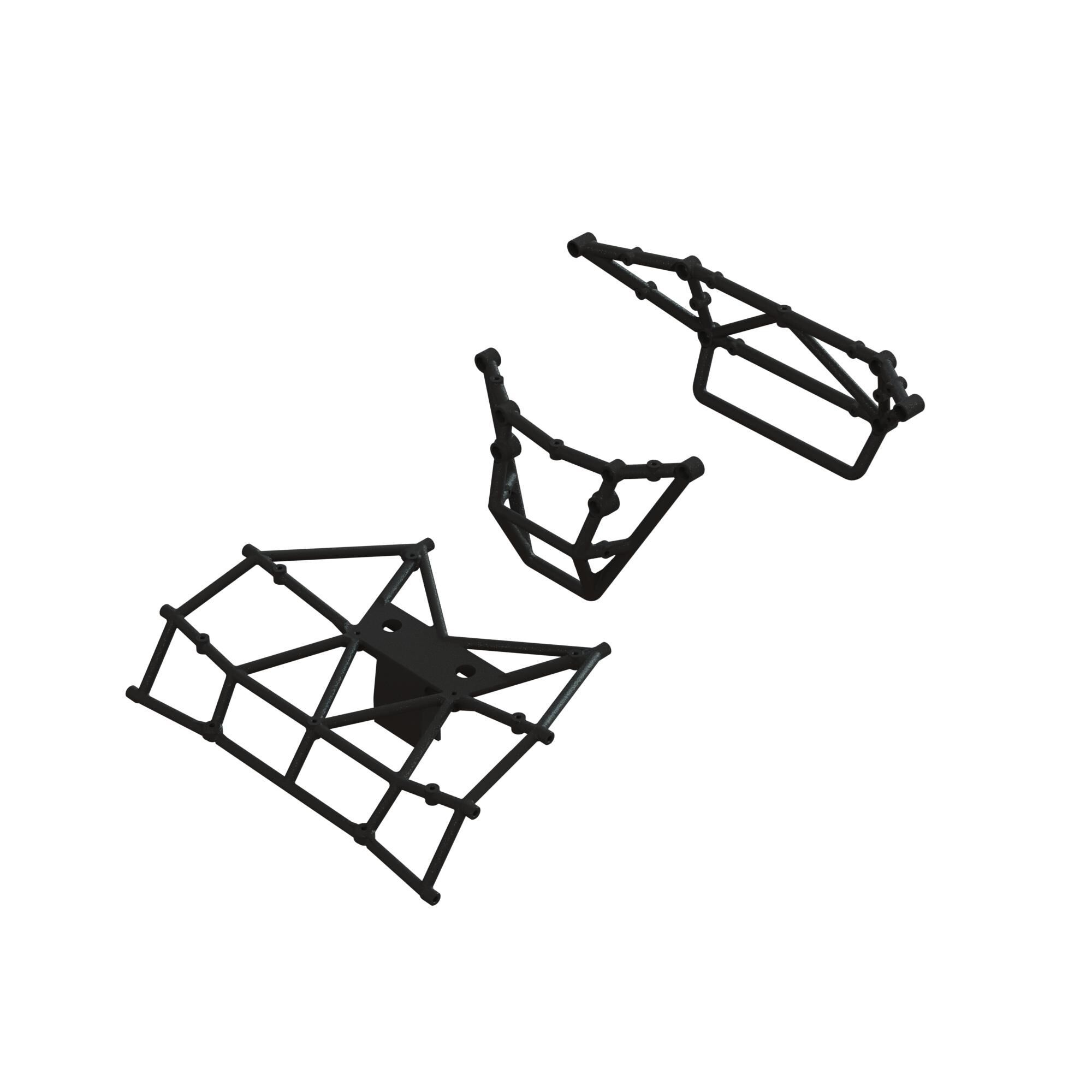 Arrma Body Cage Front and Rear, Black (Z-ARA320699)