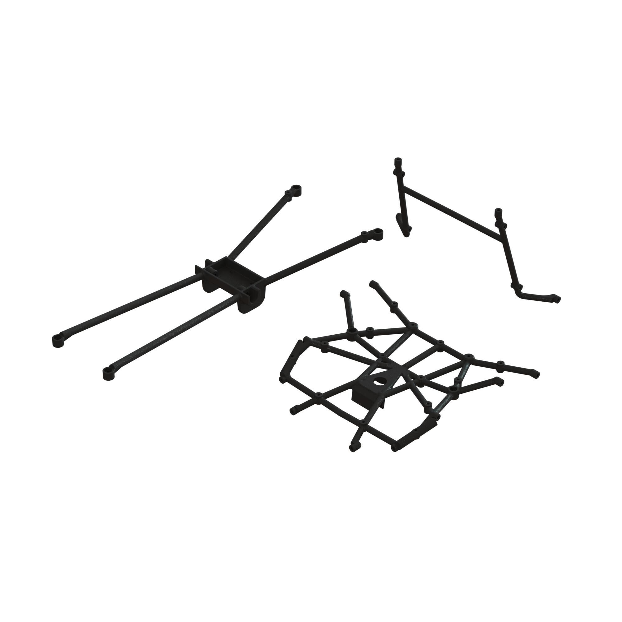 Arrma Body Cage Inner Supports, Black (Z-ARA320700)