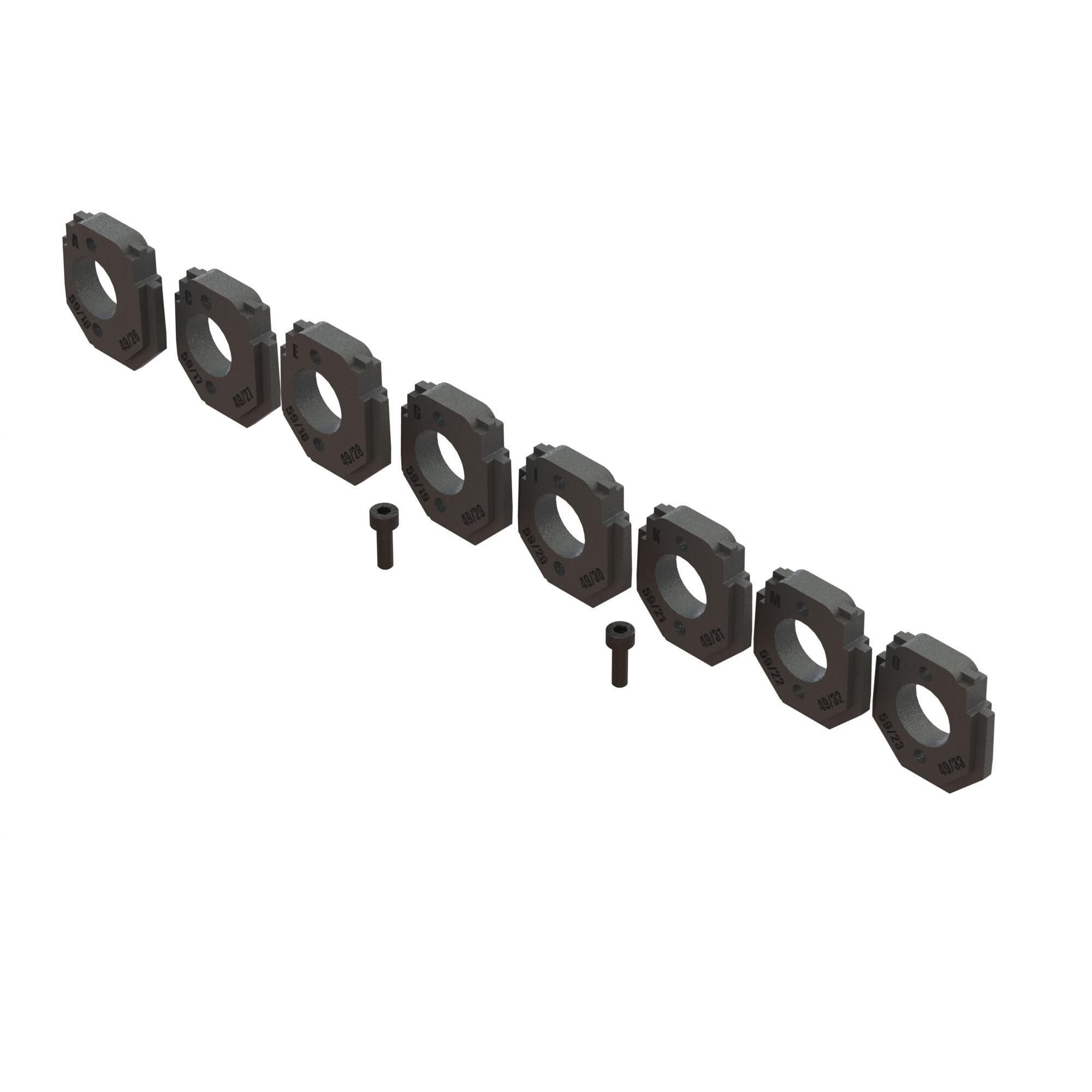 Arrma Motor Mount Set (8pcs) (Z-ARA320744)