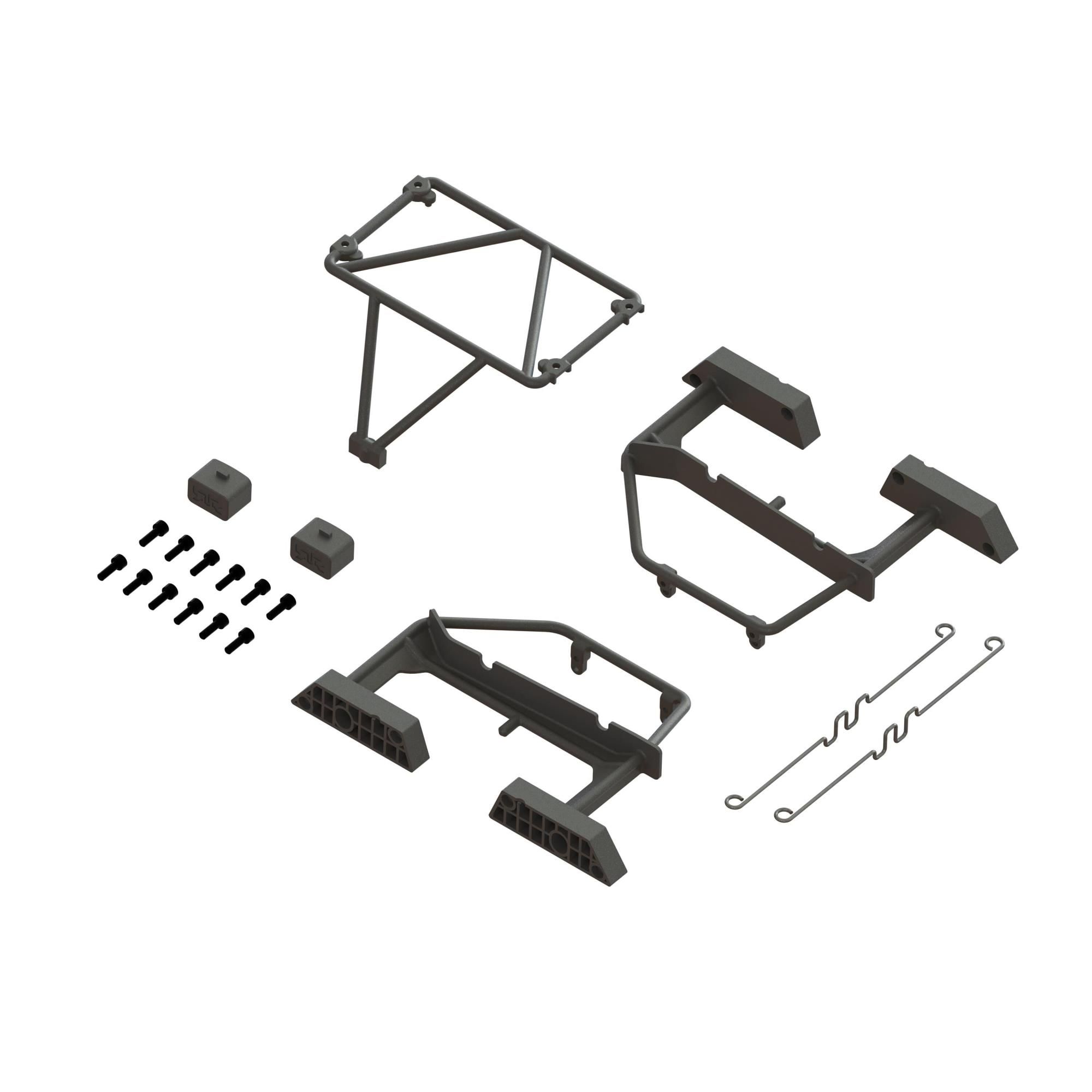 Arrma Desert Truck Body Roll Cage Set, Black: GROM (Z-ARA320821)