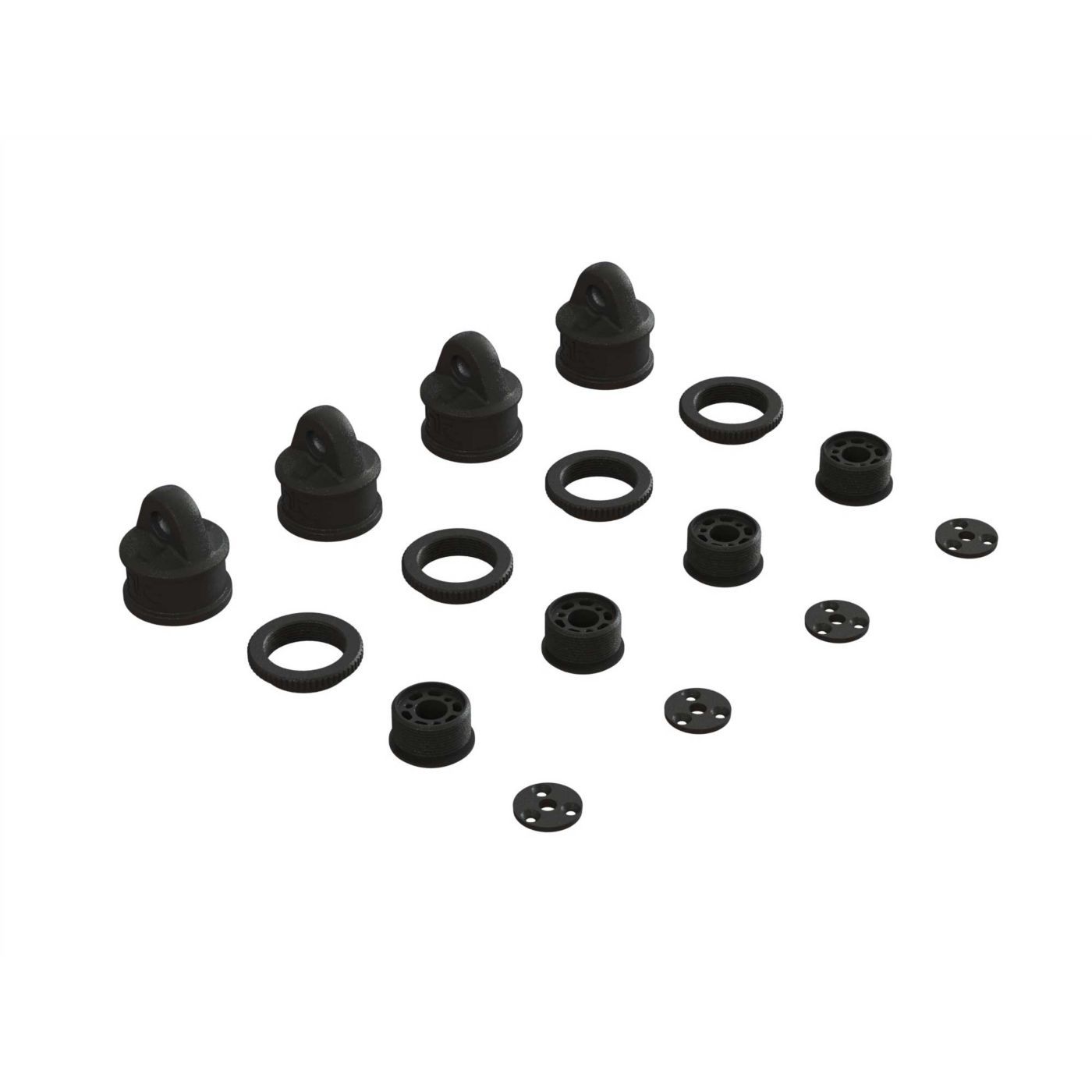 Arrma Shock Cap, Collar &amp; Cartridge Set (Z-ARA330568)