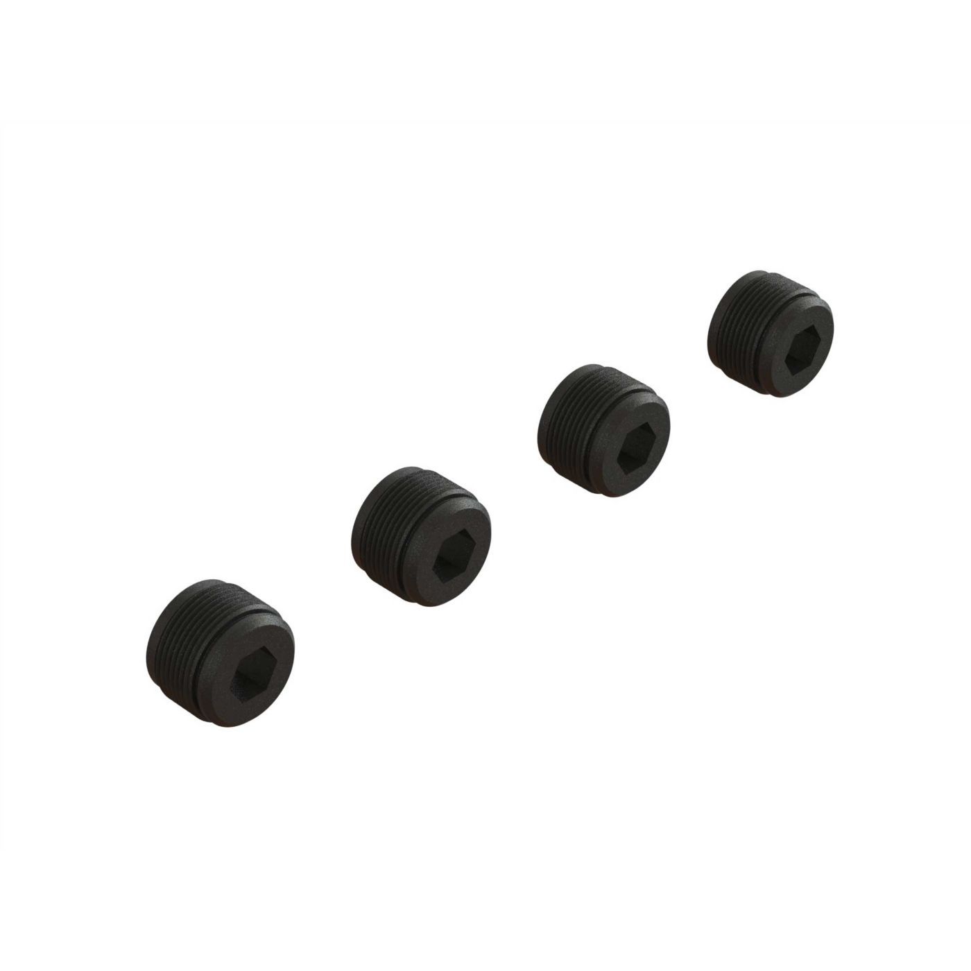 Arrma Hub Nut (Red) (4) (Z-ARA330582)