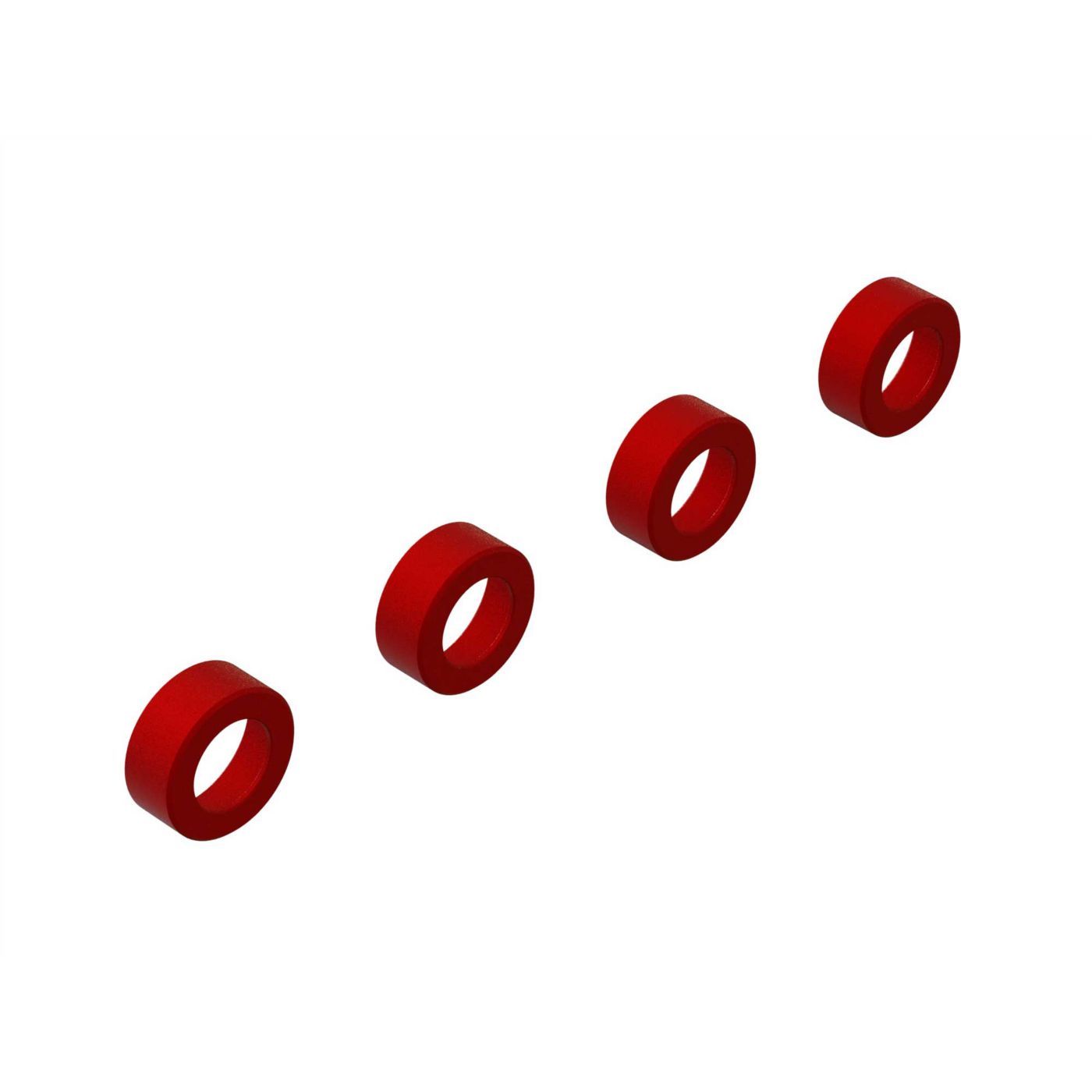 Arrma Aluminum Suspension Arm End Cap (Red) (4) (Z-ARA330593)
