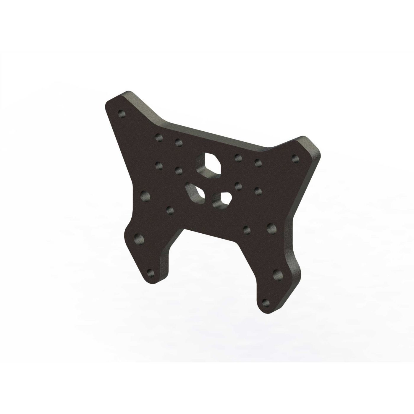 Arrma Aluminum Front Shock Tower (Black) (Z-ARA330604)