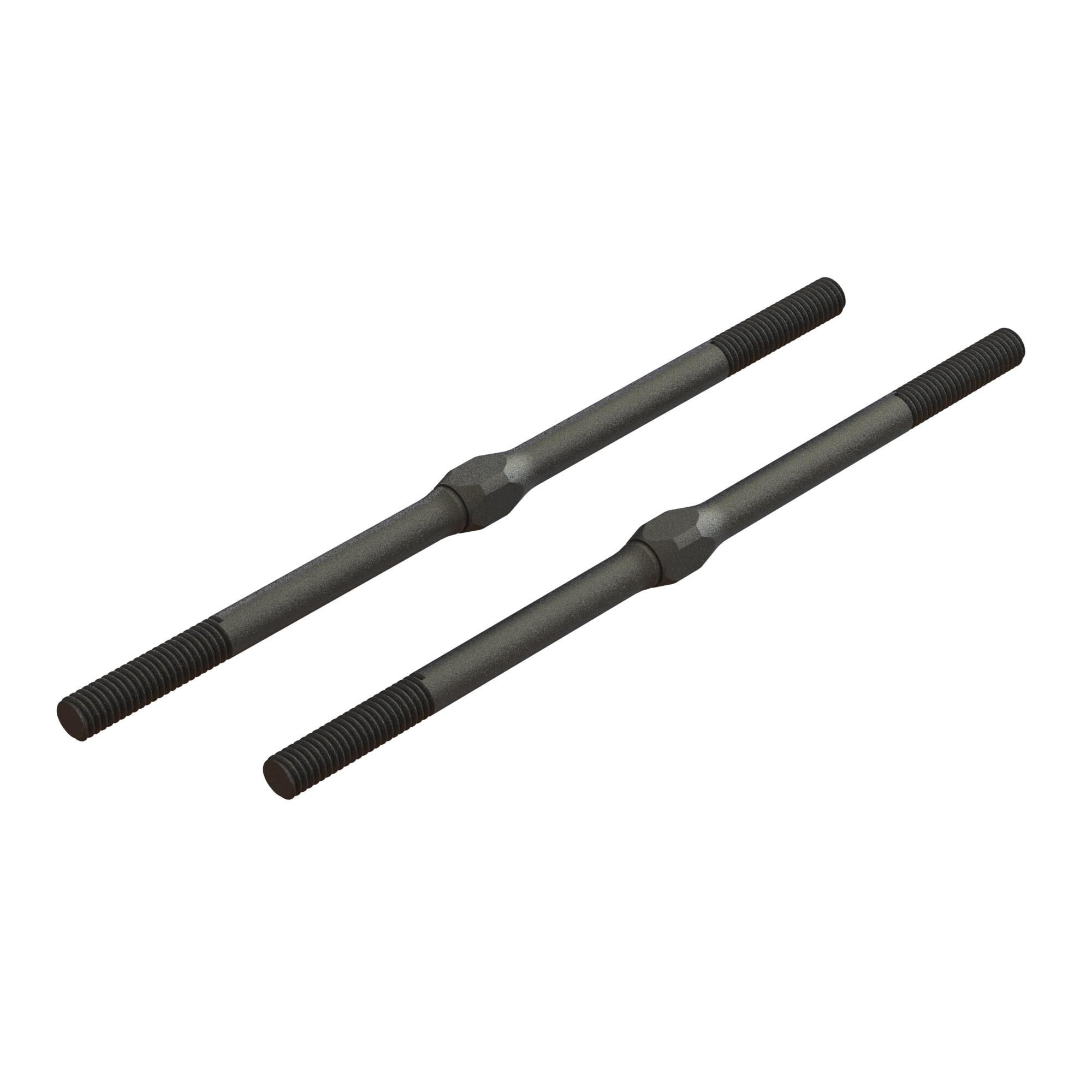 Arrma Steel Turnbuckle, M4 x 95mm Black (2) (Z-ARA330717)