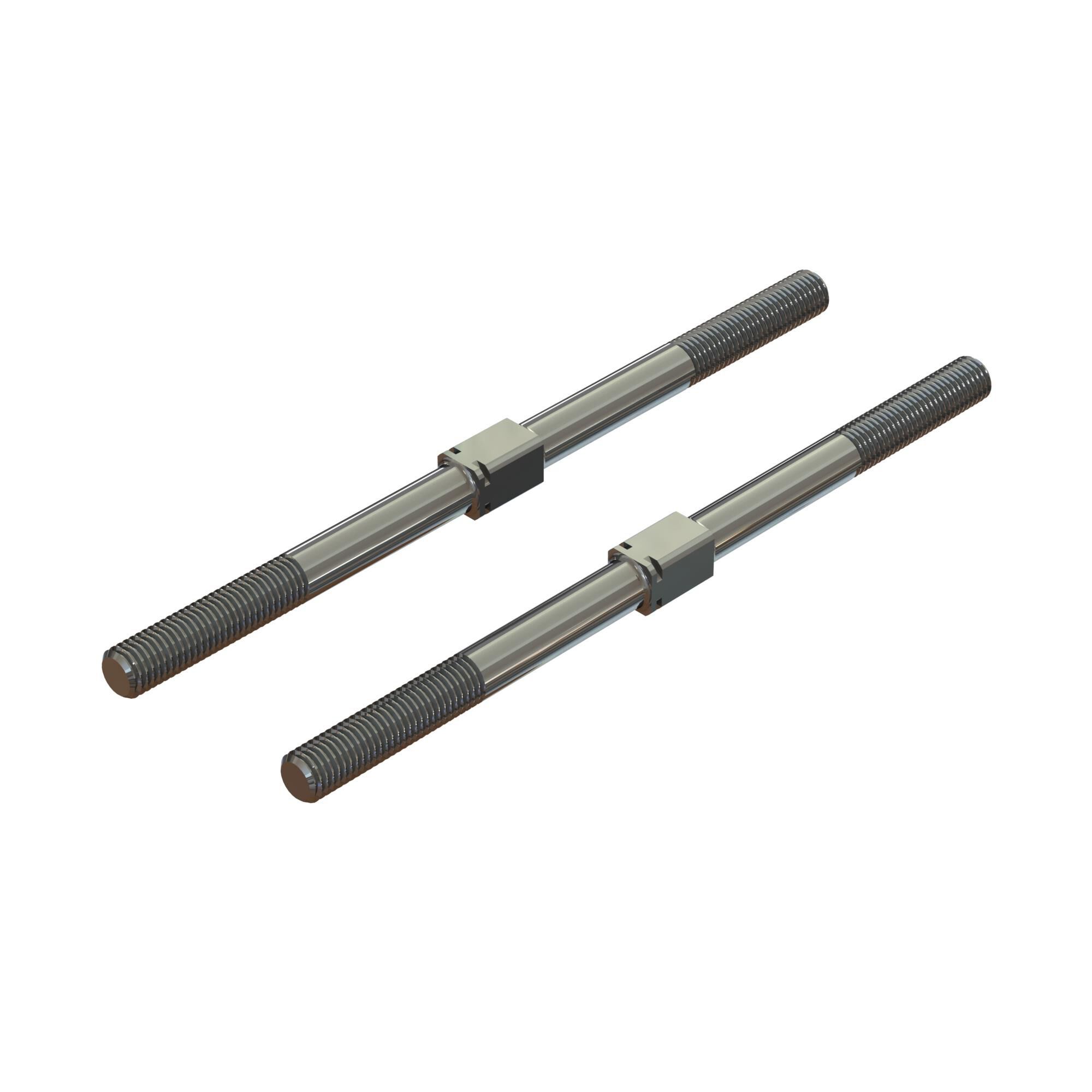 Arrma Steel Turnbuckle M7x130mm Silver (2) (Z-ARA330746)