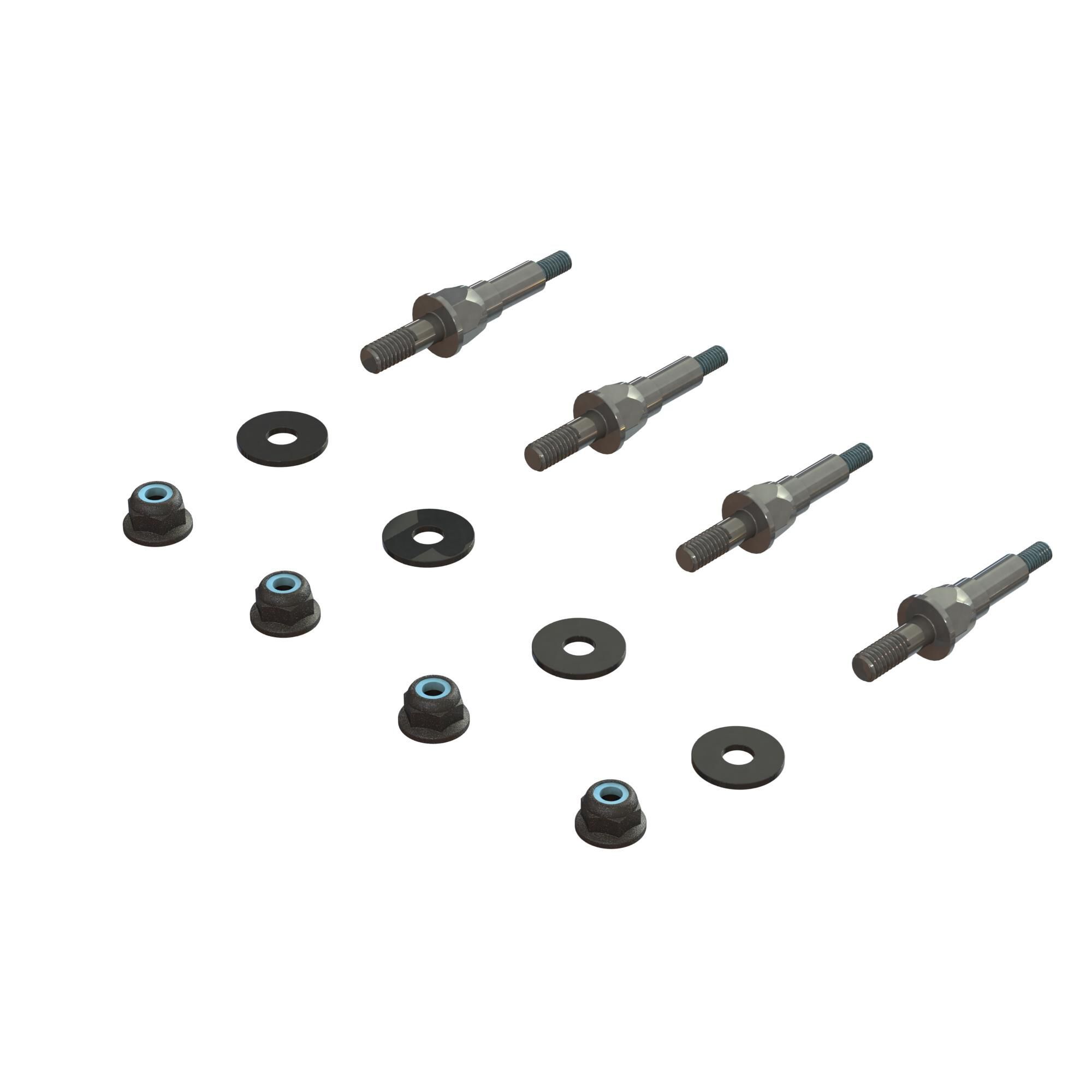 Arrma EXB V2 Shock Standoff (M4 - 4pcs) (Z-ARA330816)