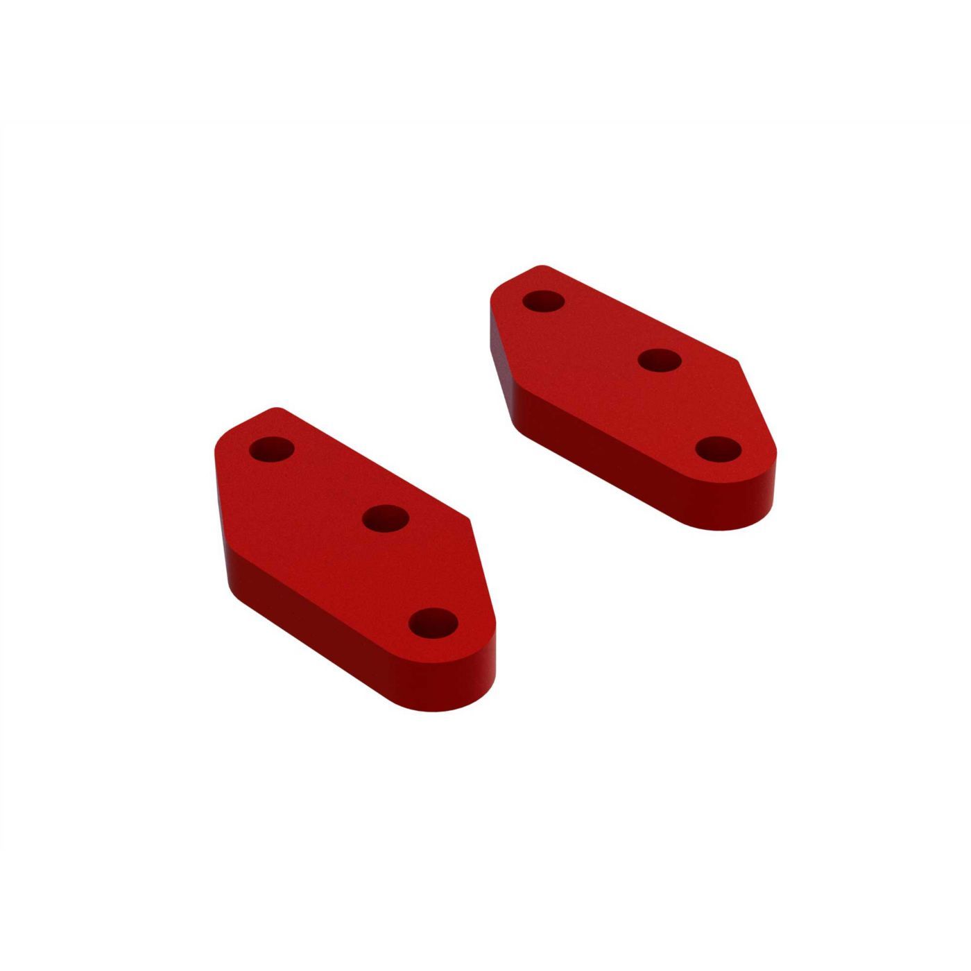 Arrma Aluminum Steering Plate A (Red) (2) (Z-ARA340158)