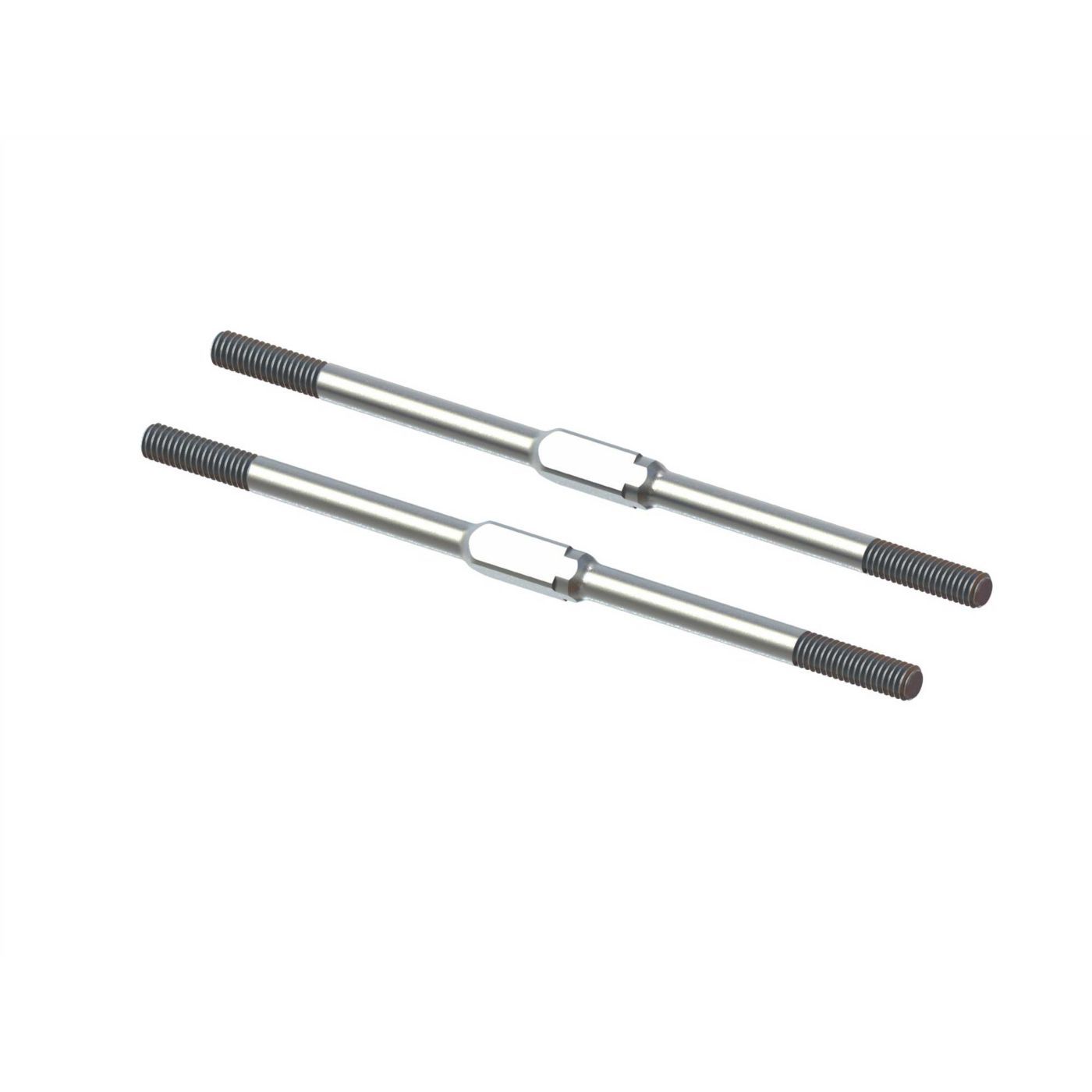 Arrma Steel Turnbuckle M4x95mm Silver (2) (Kraton / 6S) (Z-ARA340175)