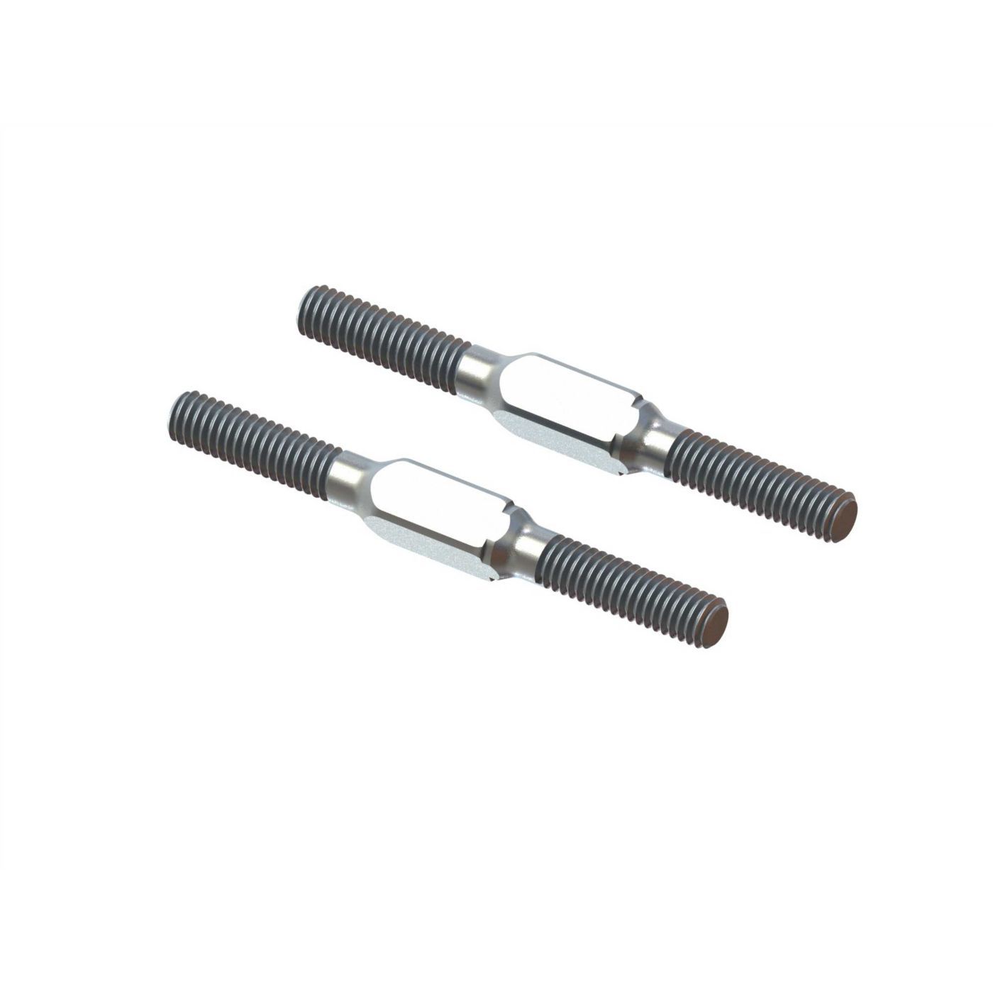 Arrma Steel Turnbuckle M4x45mm Silver (2) (Z-ARA340176)