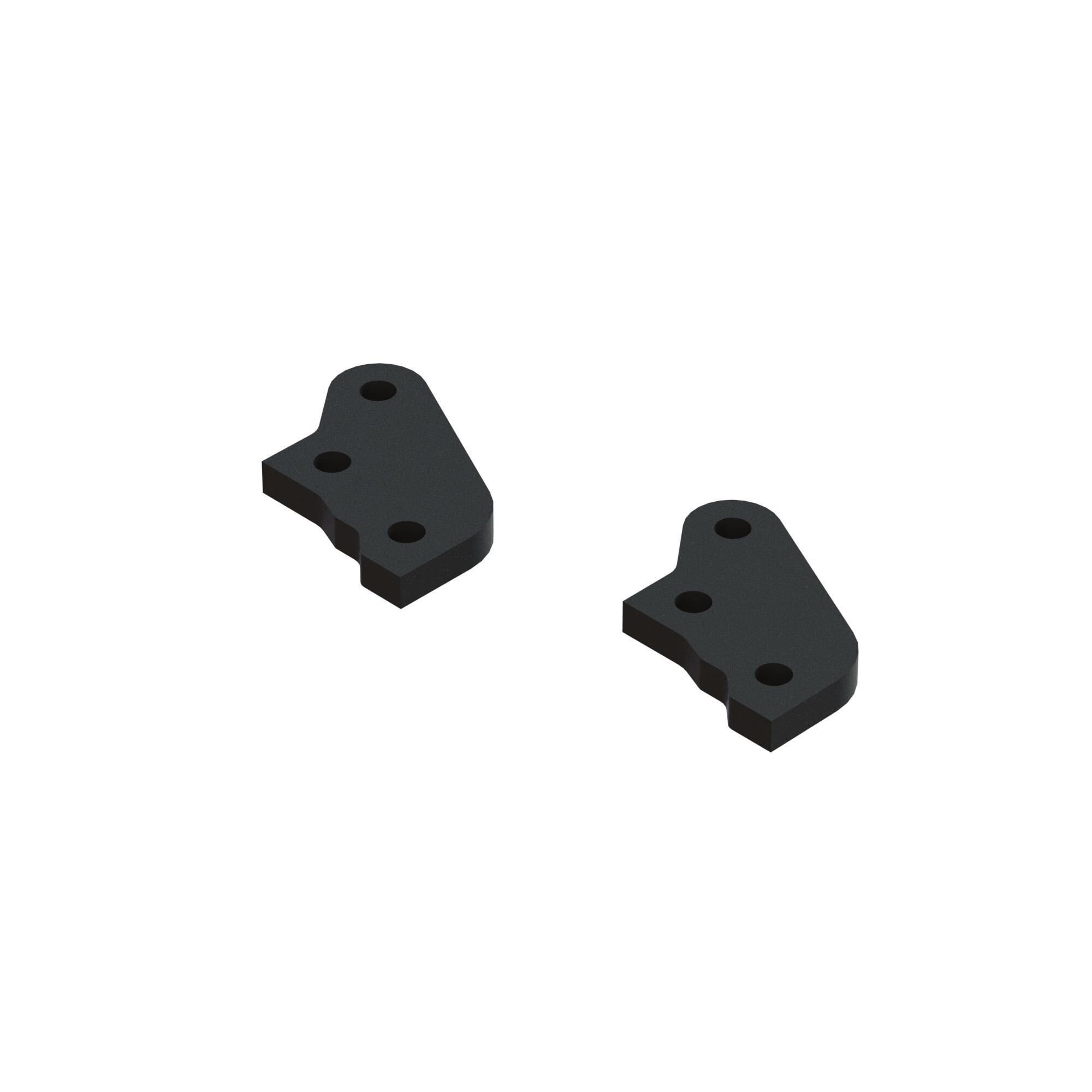 Arrma Aluminum Steering Plate B, Black (2) (Z-ARA340194)