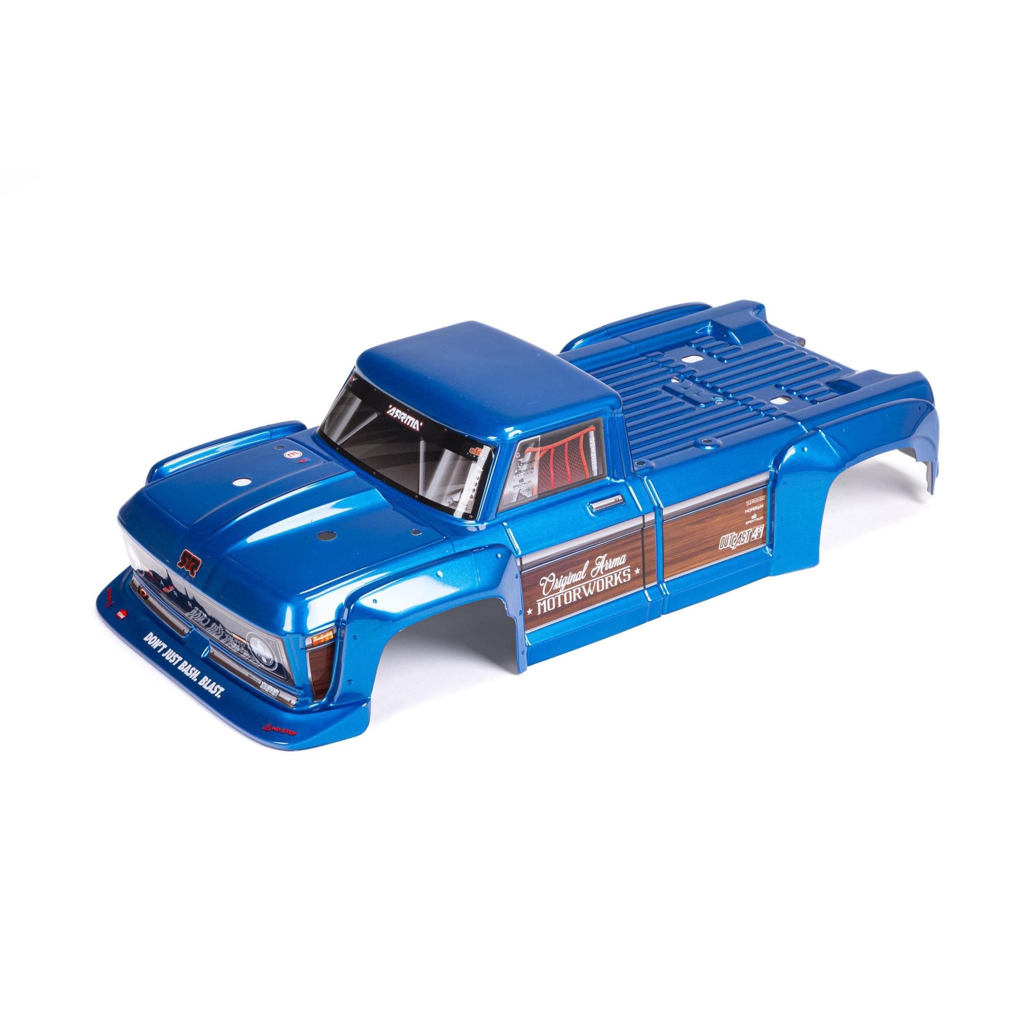 Arrma 1/10 Painted Body, Blue: OUTCAST 4X4 4S BLX (Z-ARA402330)
