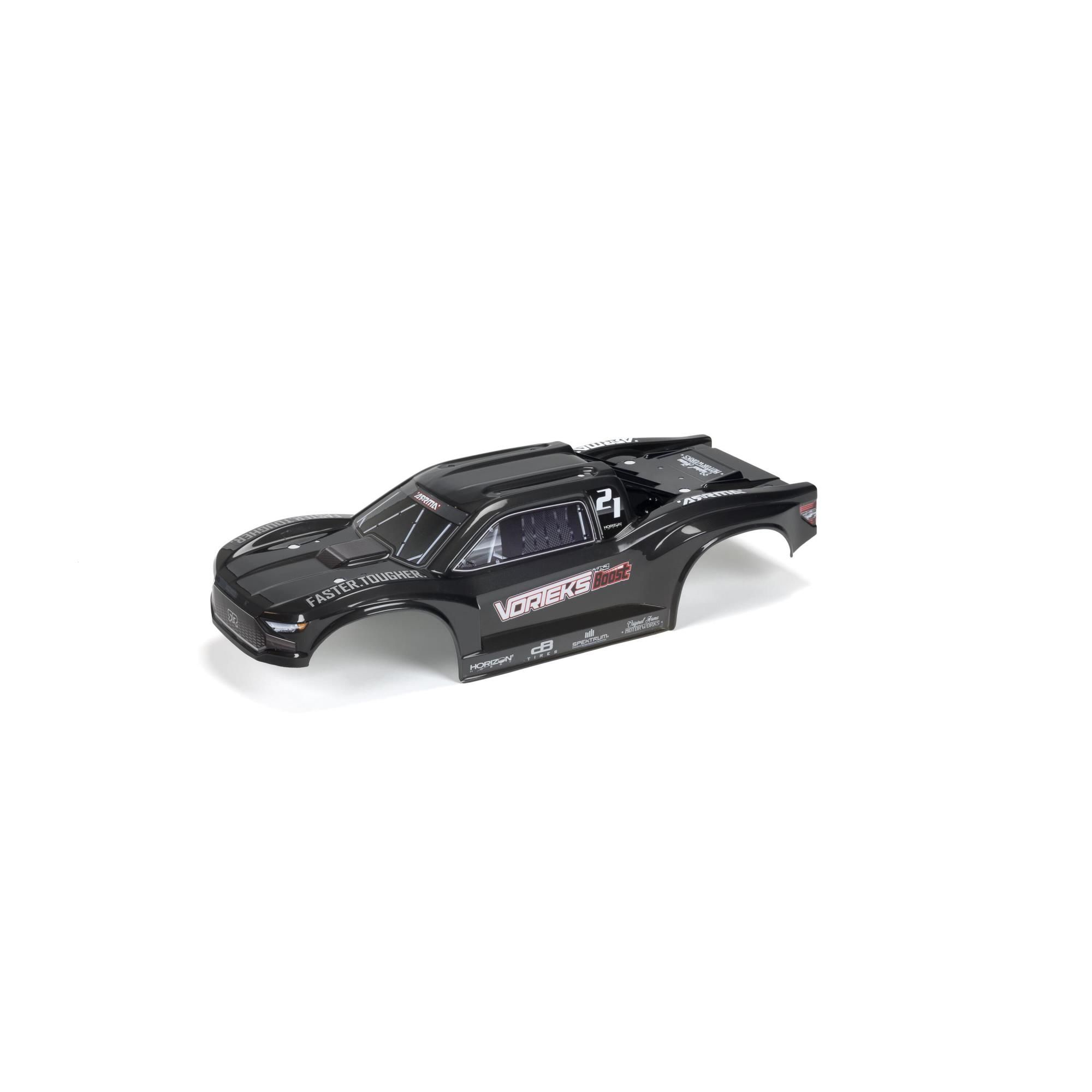 Arrma 1/10 VORTEKS 4X2 Painted Decaled Trimmed Body Gunmetal (Z-ARA402348)