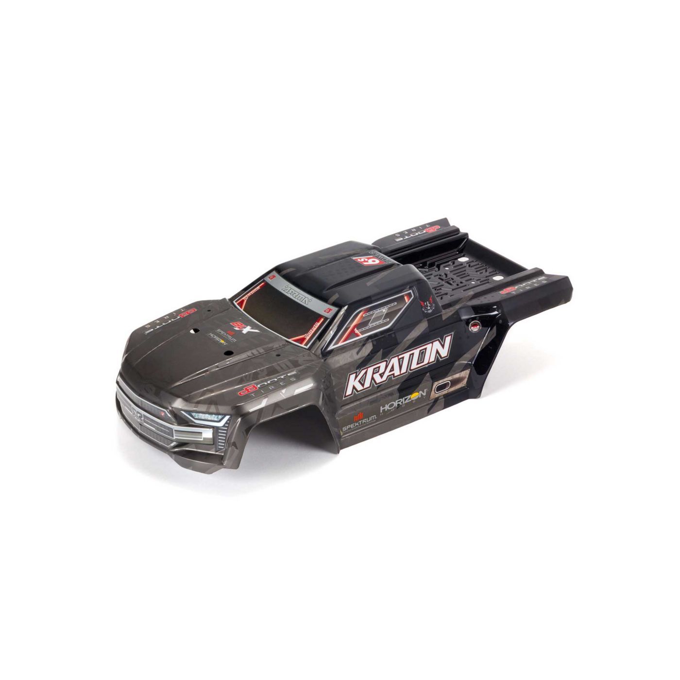 Arrma KRATON 6S BLX Painted Decaled Trimmed Body Black (Z-ARA406159)