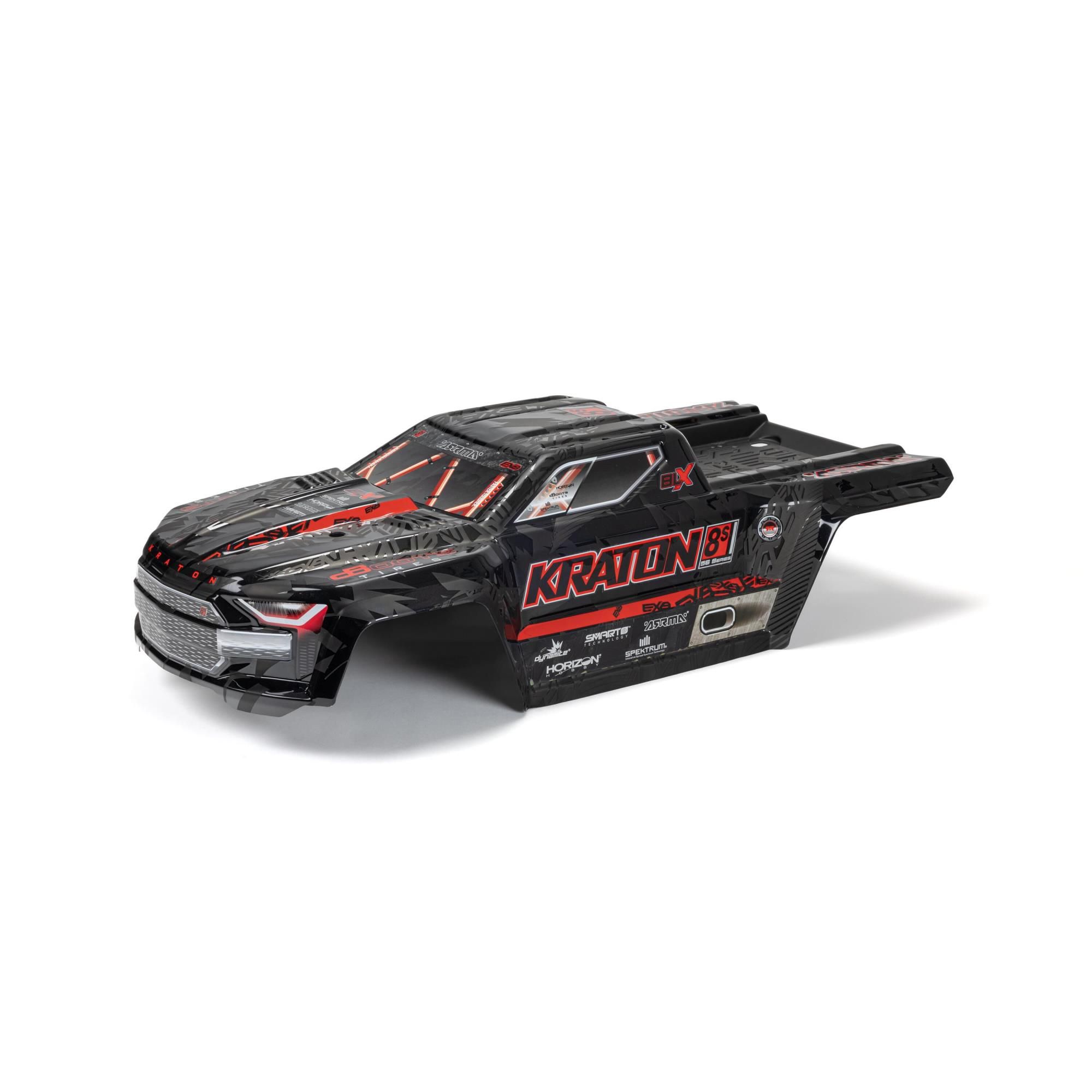 Arrma 1/5 KRATON 8S Painted Decalled Trimmed Body Black (Z-ARA409010)