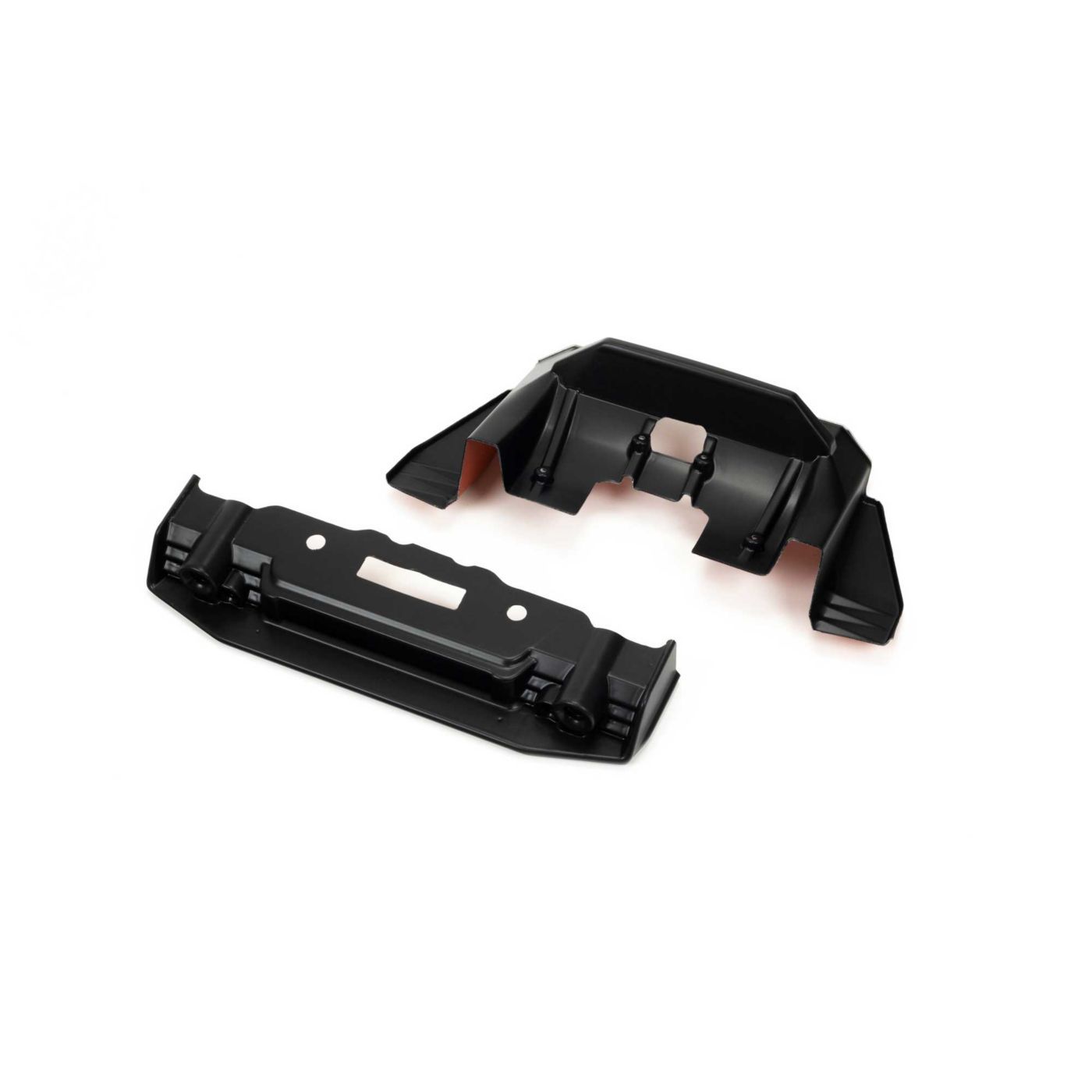Arrma FELONY Painted Splitter And Diffuser Black/Orange (Z-ARA410010)