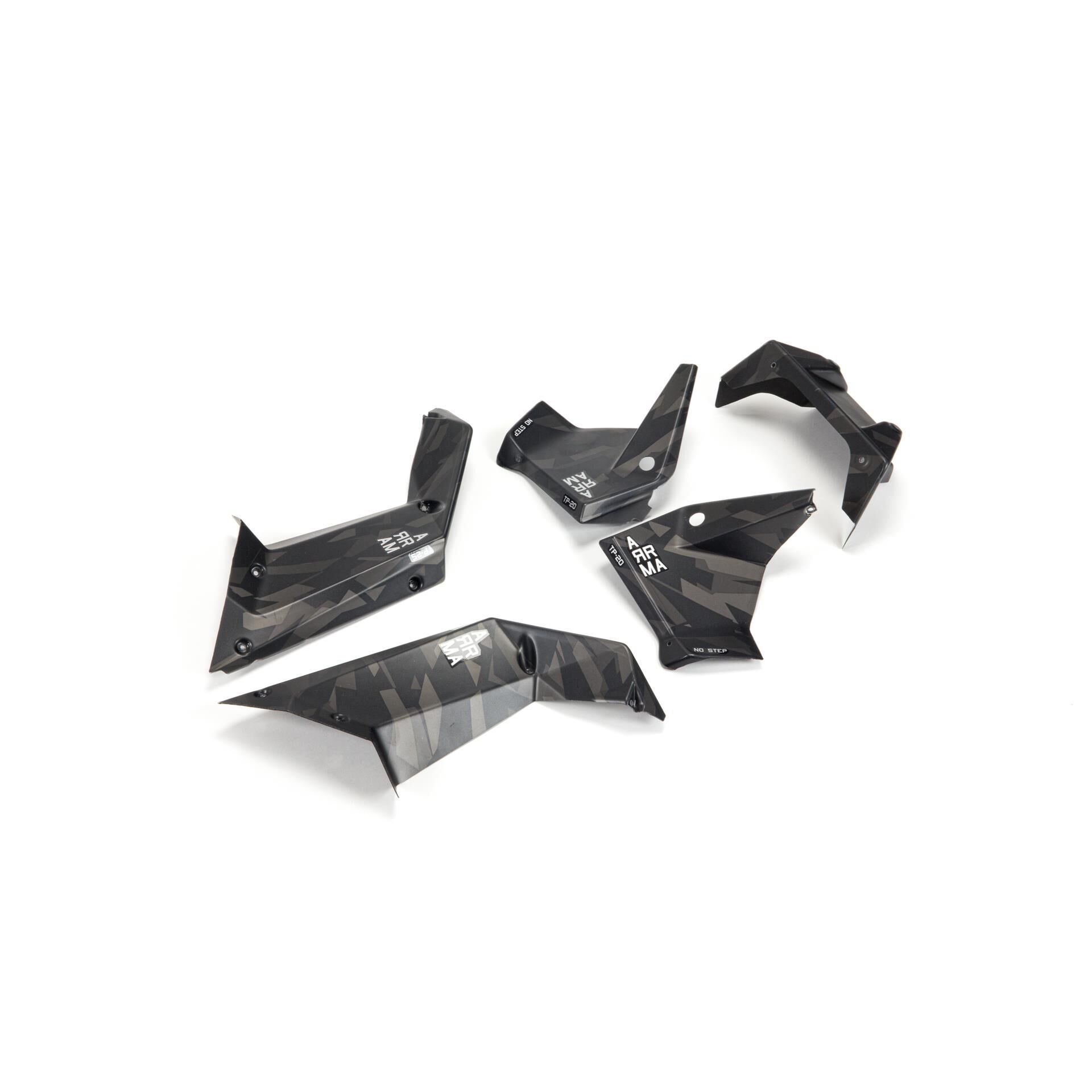 Arrma Guard Set Painted, Black Camo: FIRETEAM (Z-ARA411018)