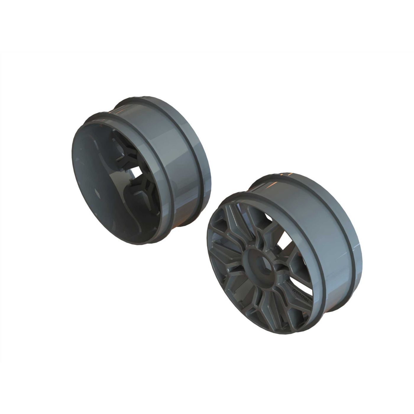 Arrma 1:8 Buggy Wheel 17mm Hex Gun Metal (2) (Z-ARA510127)