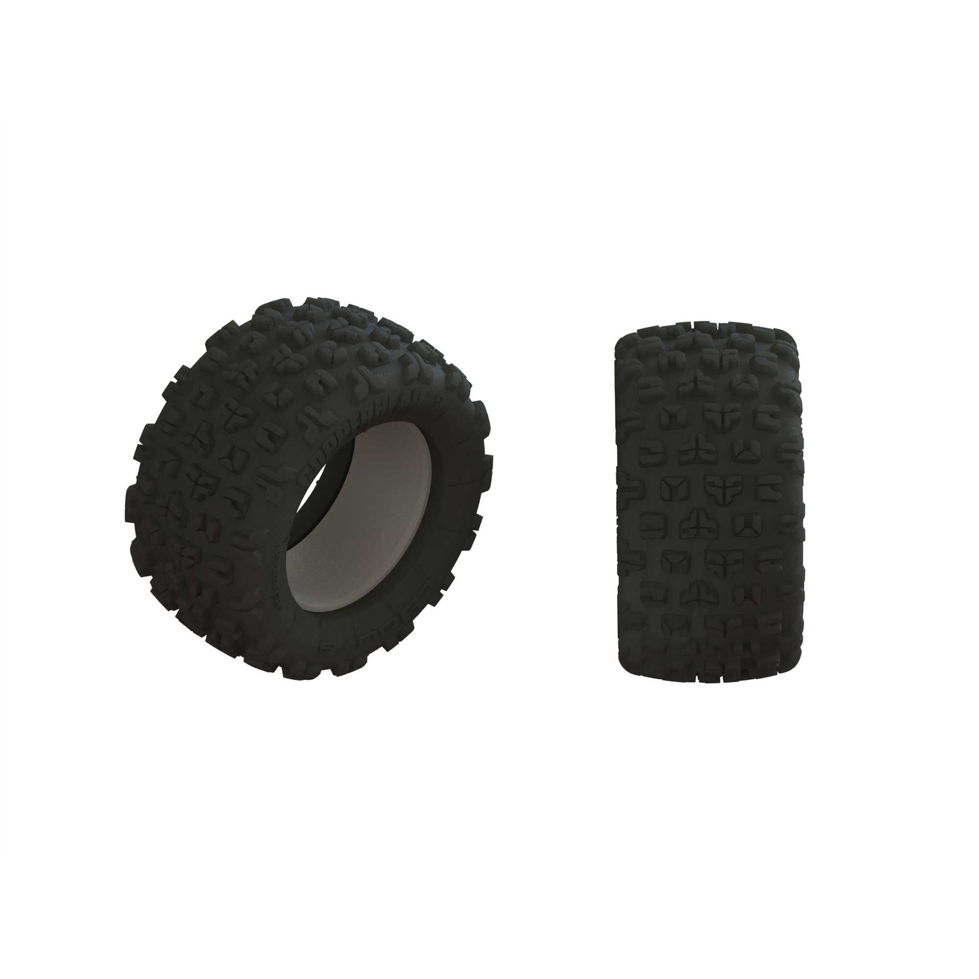Arrma dBoots Copperhead2 MT 8S Tire &amp; Inserts (Pair) (Z-ARA520059)