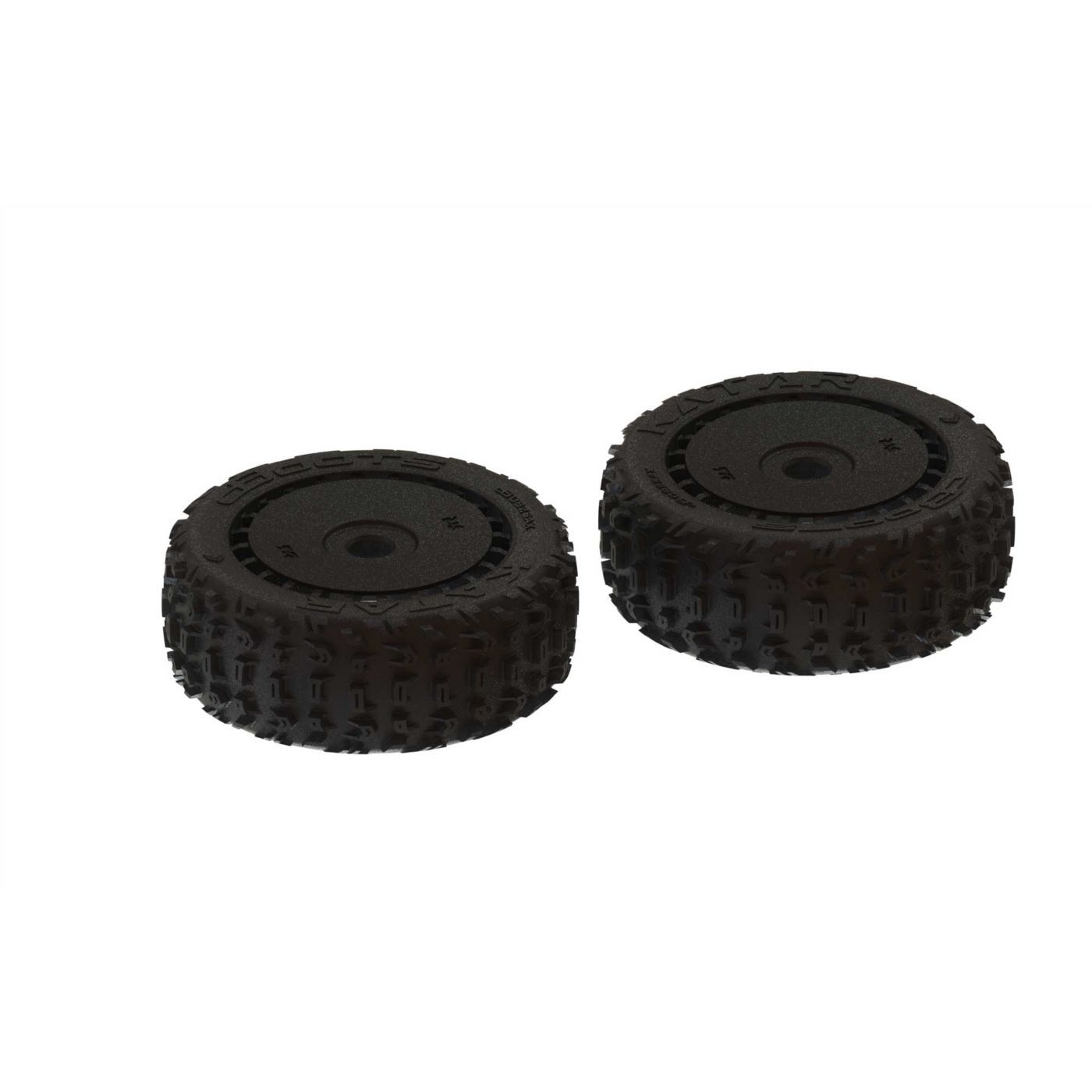Arrma dBoots &#039;Katar B 6S&#039; Tire Set Black - Pair (Z-ARA550058)
