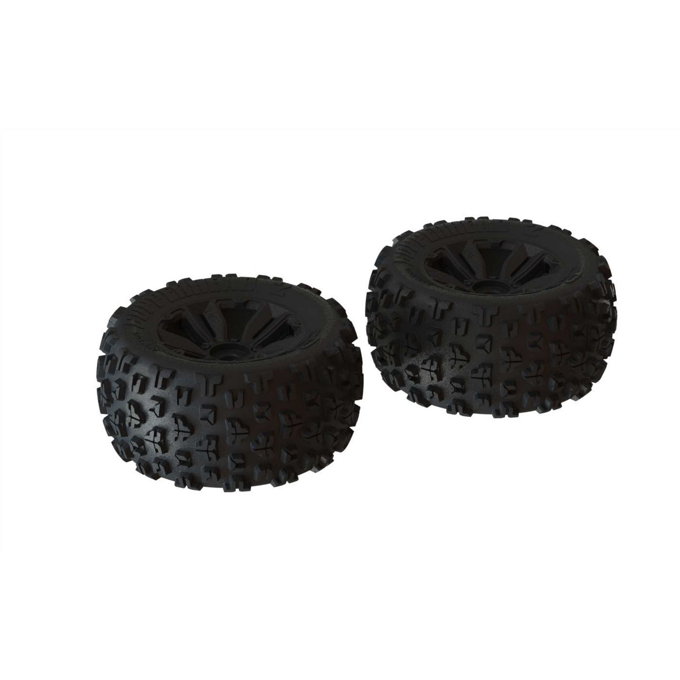 Arrma dBoots &#039;Copperhead2 MT&#039; Tire Set Black - Pair (Z-ARA550059)