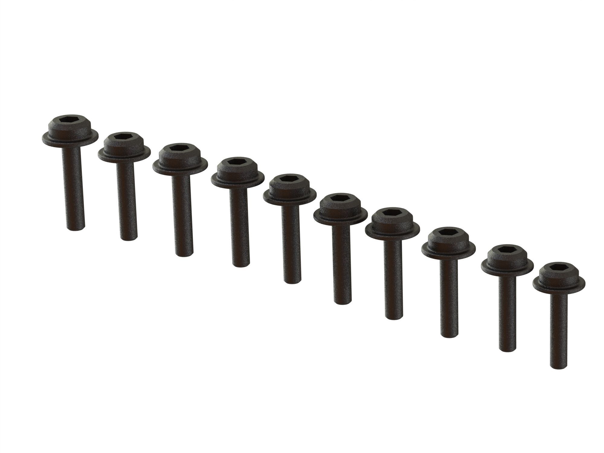 Arrma Flanged Cap Head Screw M2x12mm (10pcs) (Z-ARA702014)