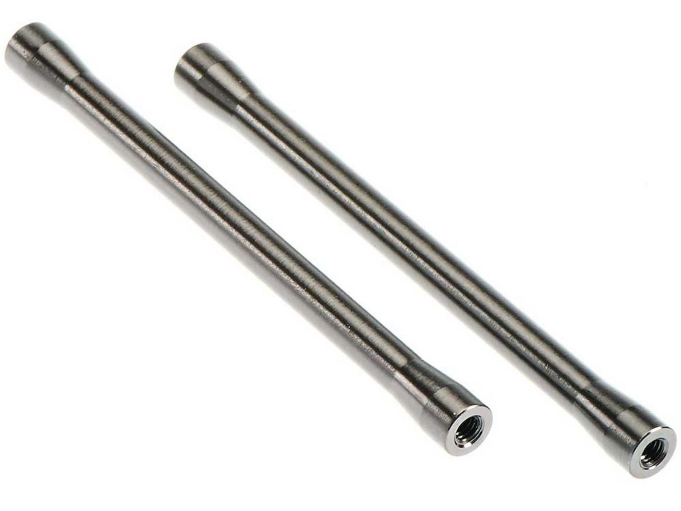 Axial Threaded Aluminum Link 7.5x94mm Grey (2) Opt (Z-AX31487)