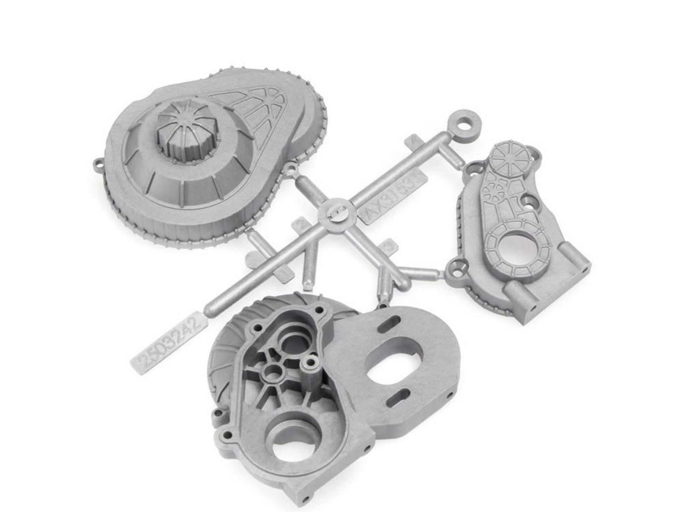 Axial LCX Transmission Case Silver (Z-AX31531)