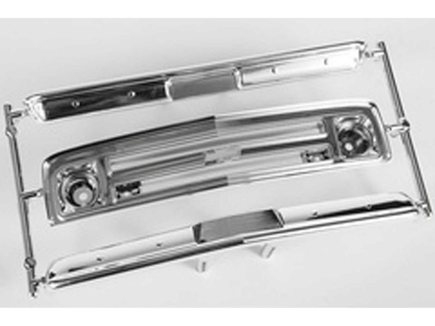 Axial 67 Chevy C/10 Grille Bumpers Chrome/Black (Z-AX31560)